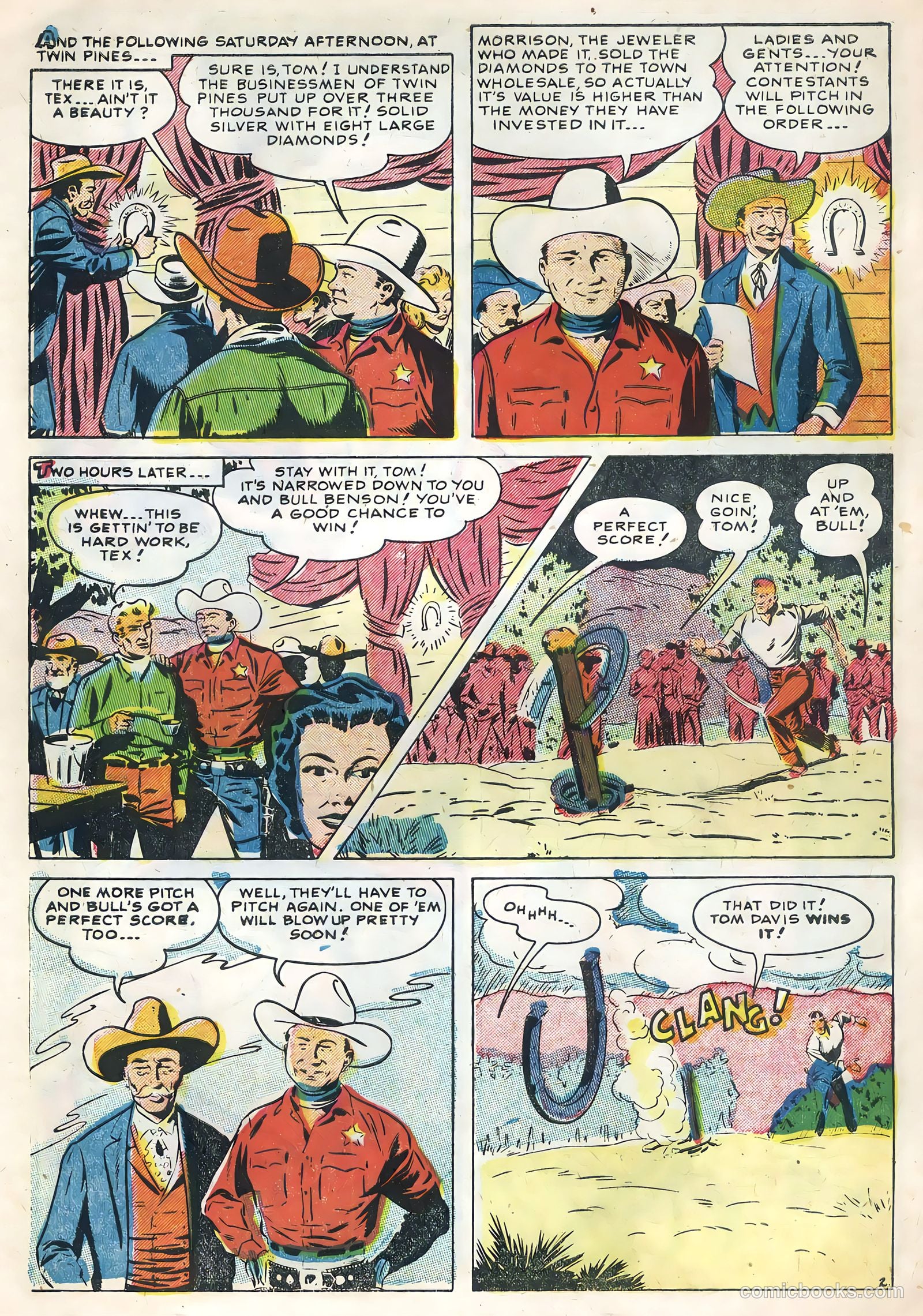 Tex Ritter Western #29 (1955) — page 30 of 36