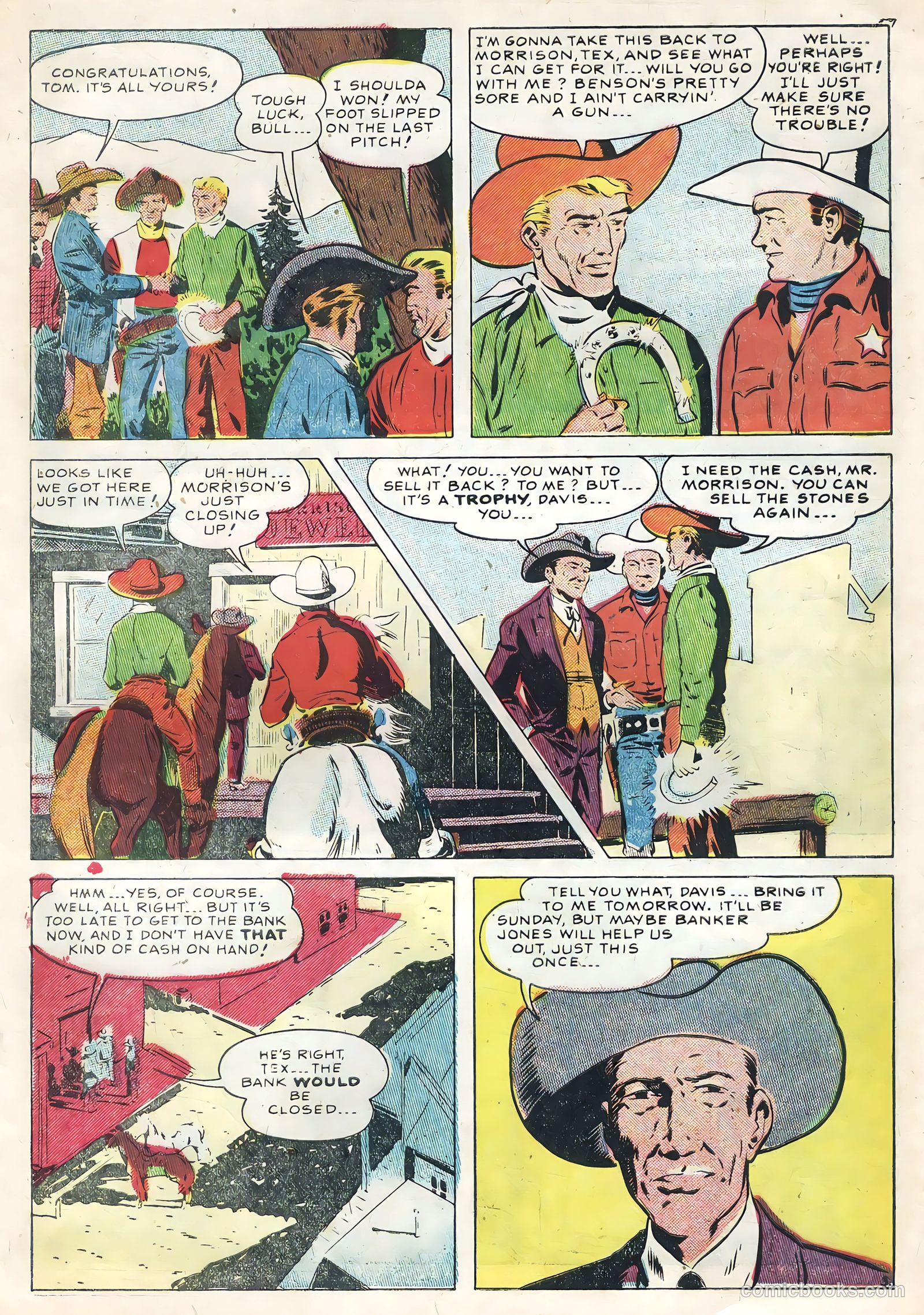 Tex Ritter Western #29 (1955) — page 31 of 36
