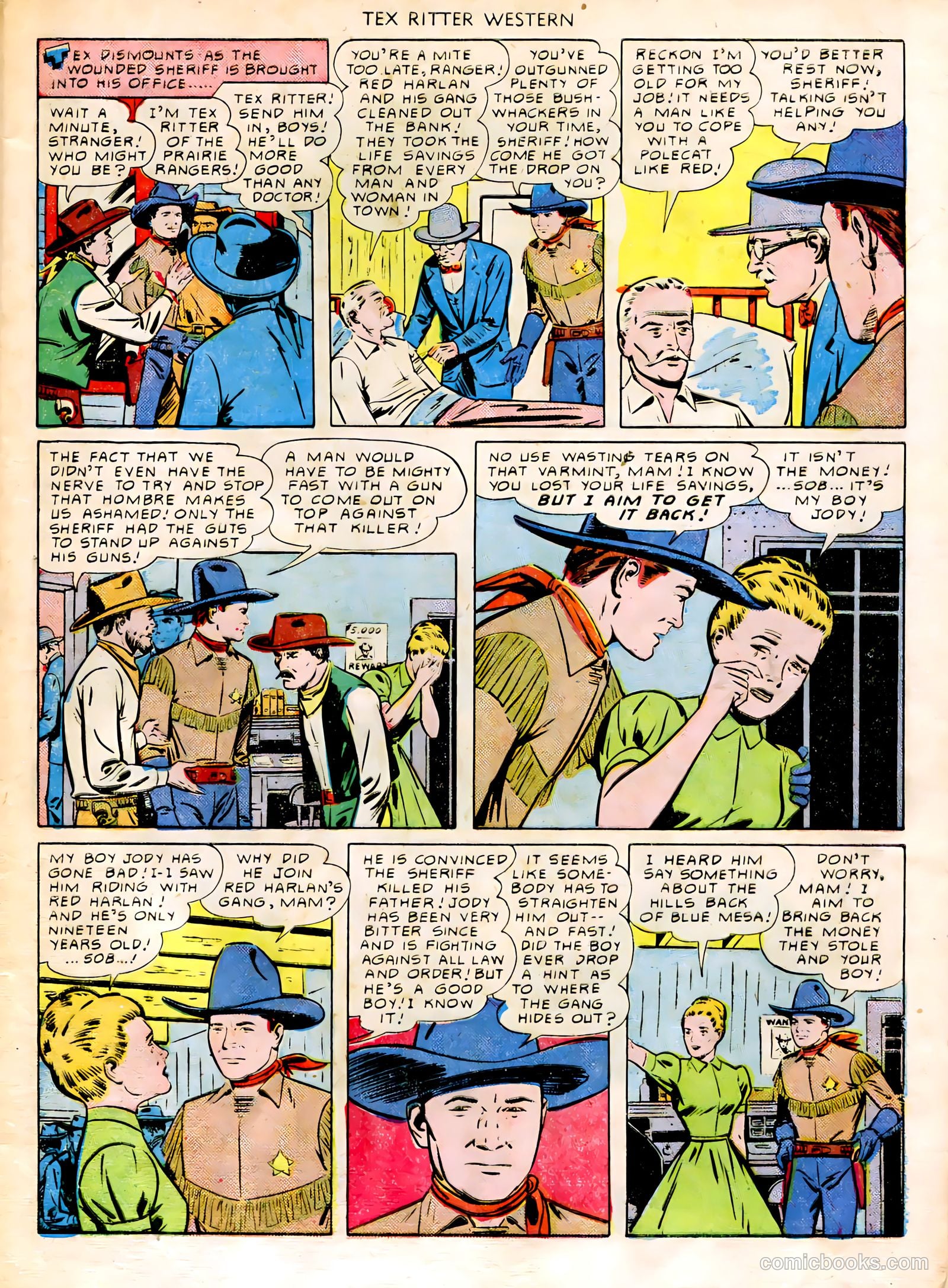 Tex Ritter Western #3 (1951) — page 5 of 36