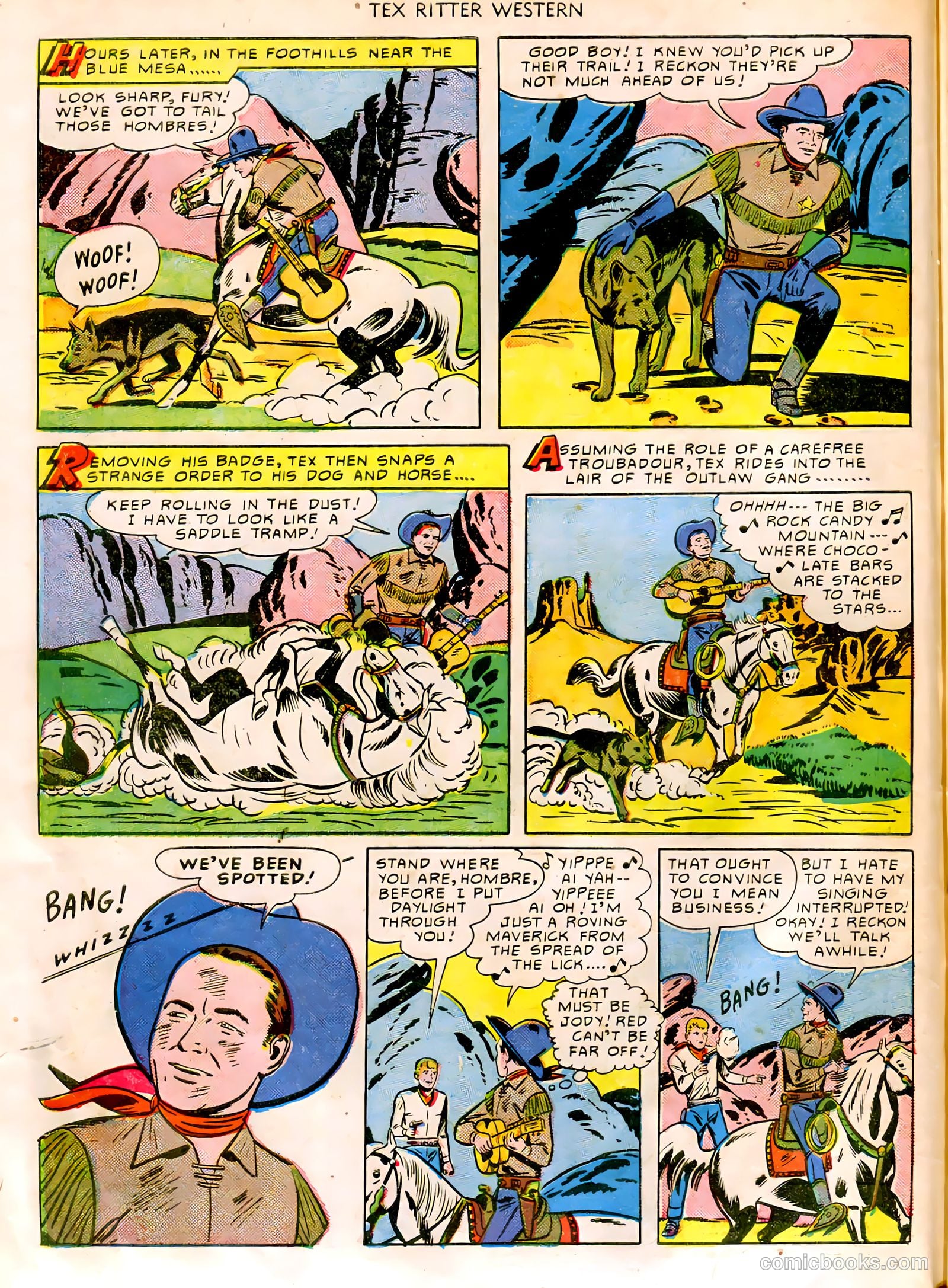 Tex Ritter Western #3 (1951) — page 6 of 36