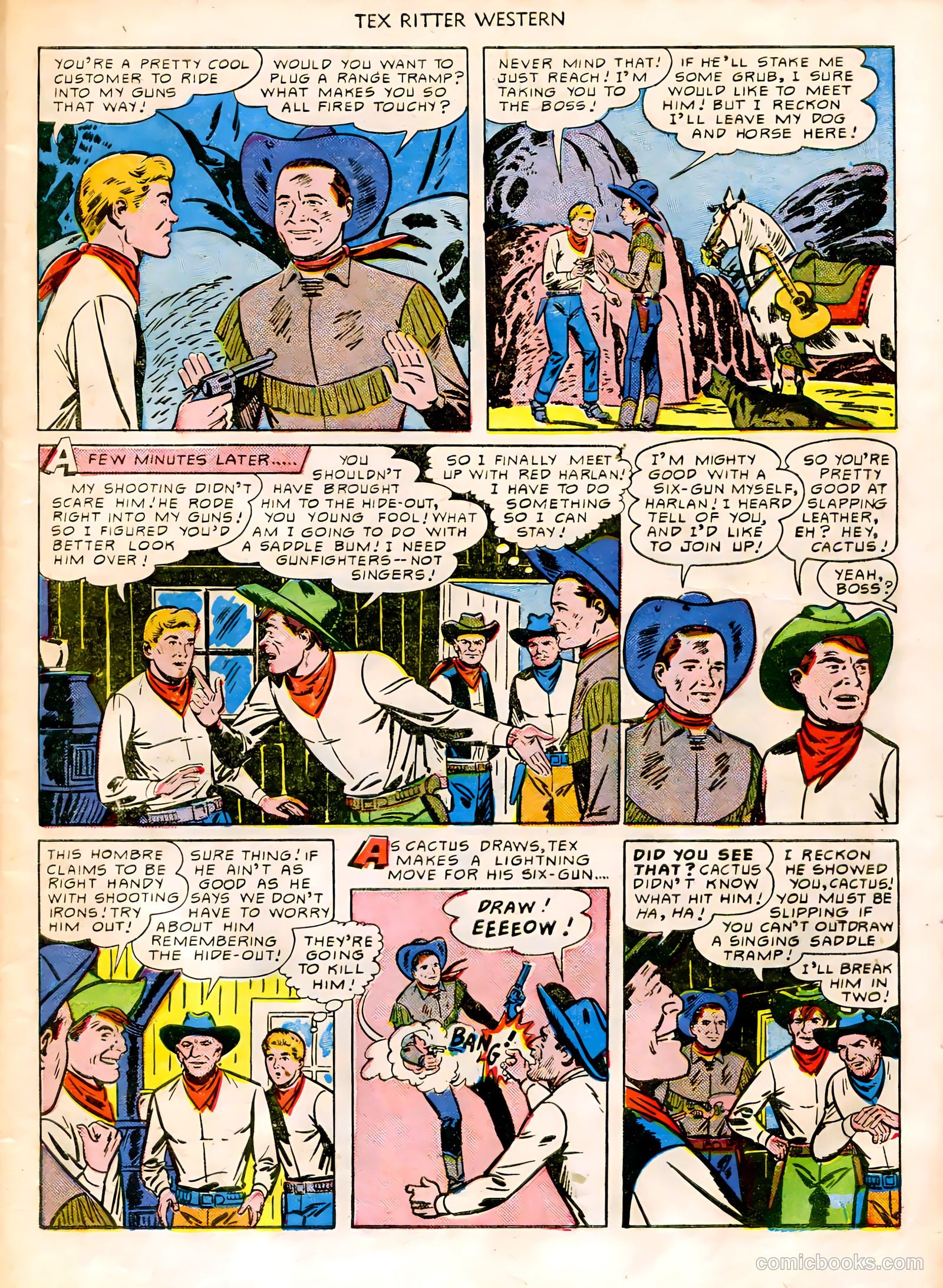 Tex Ritter Western #3 (1951) — page 7 of 36