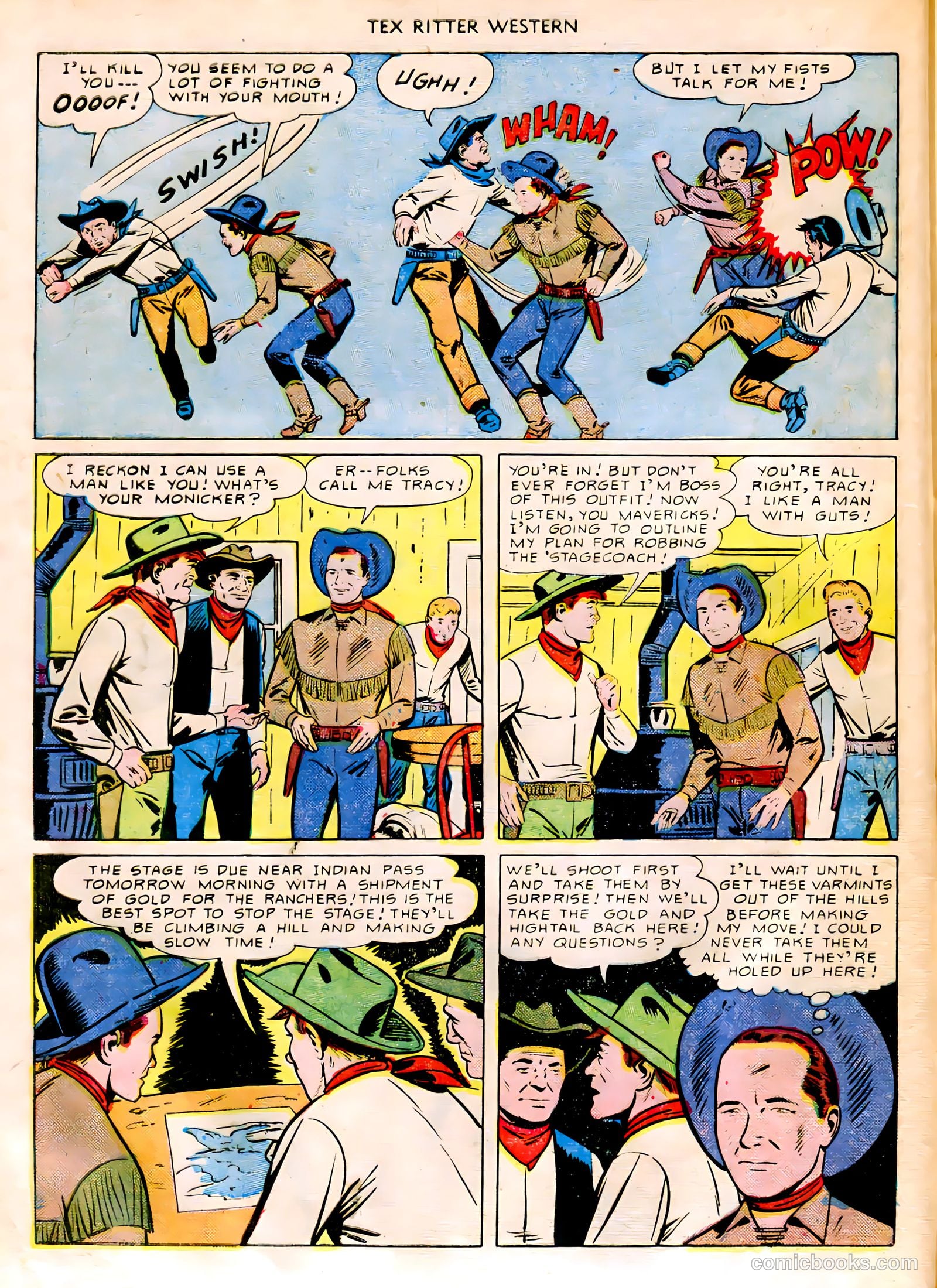 Tex Ritter Western #3 (1951) — page 8 of 36