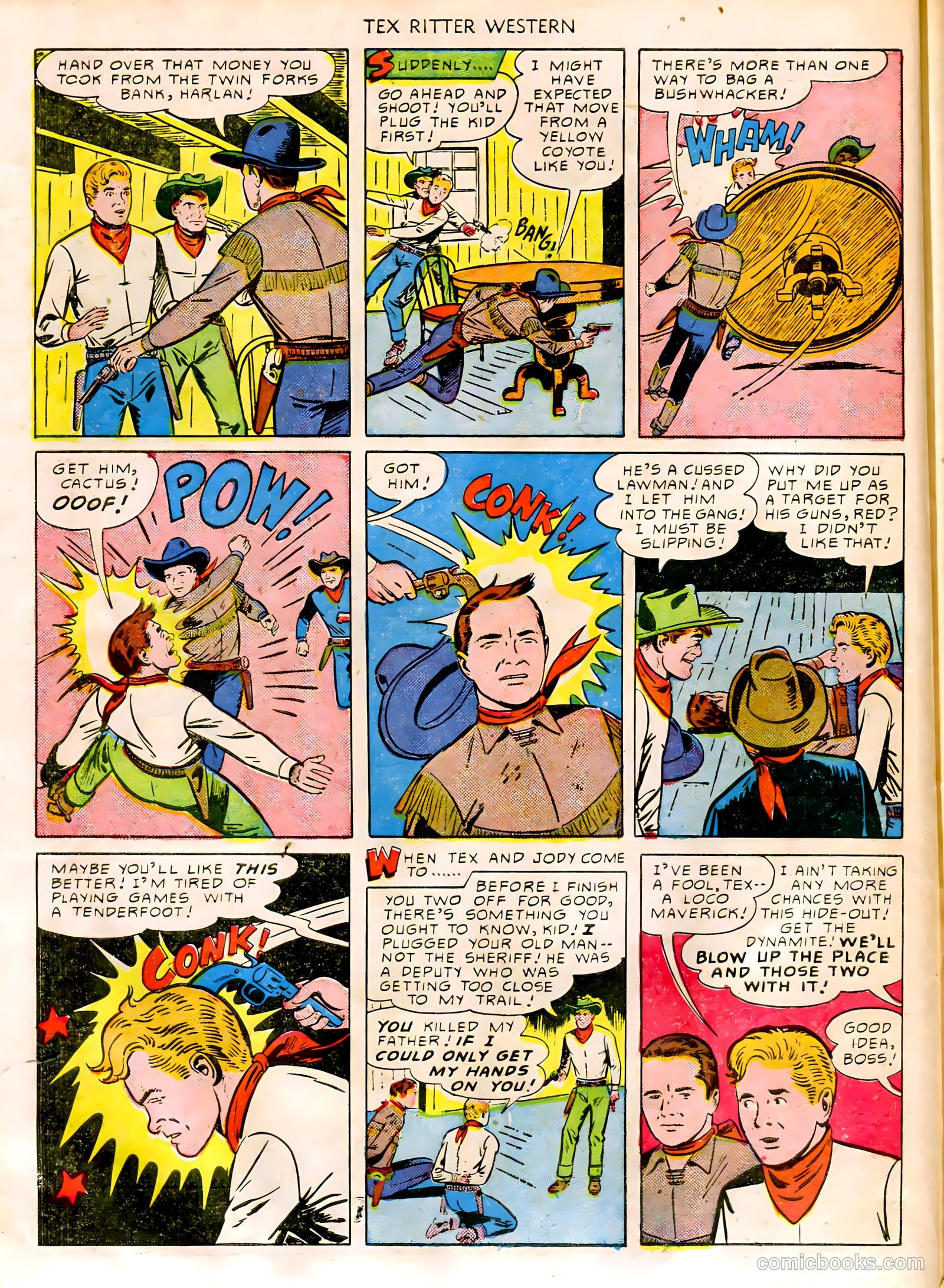 Tex Ritter Western #3 (1951) — page 10 of 36