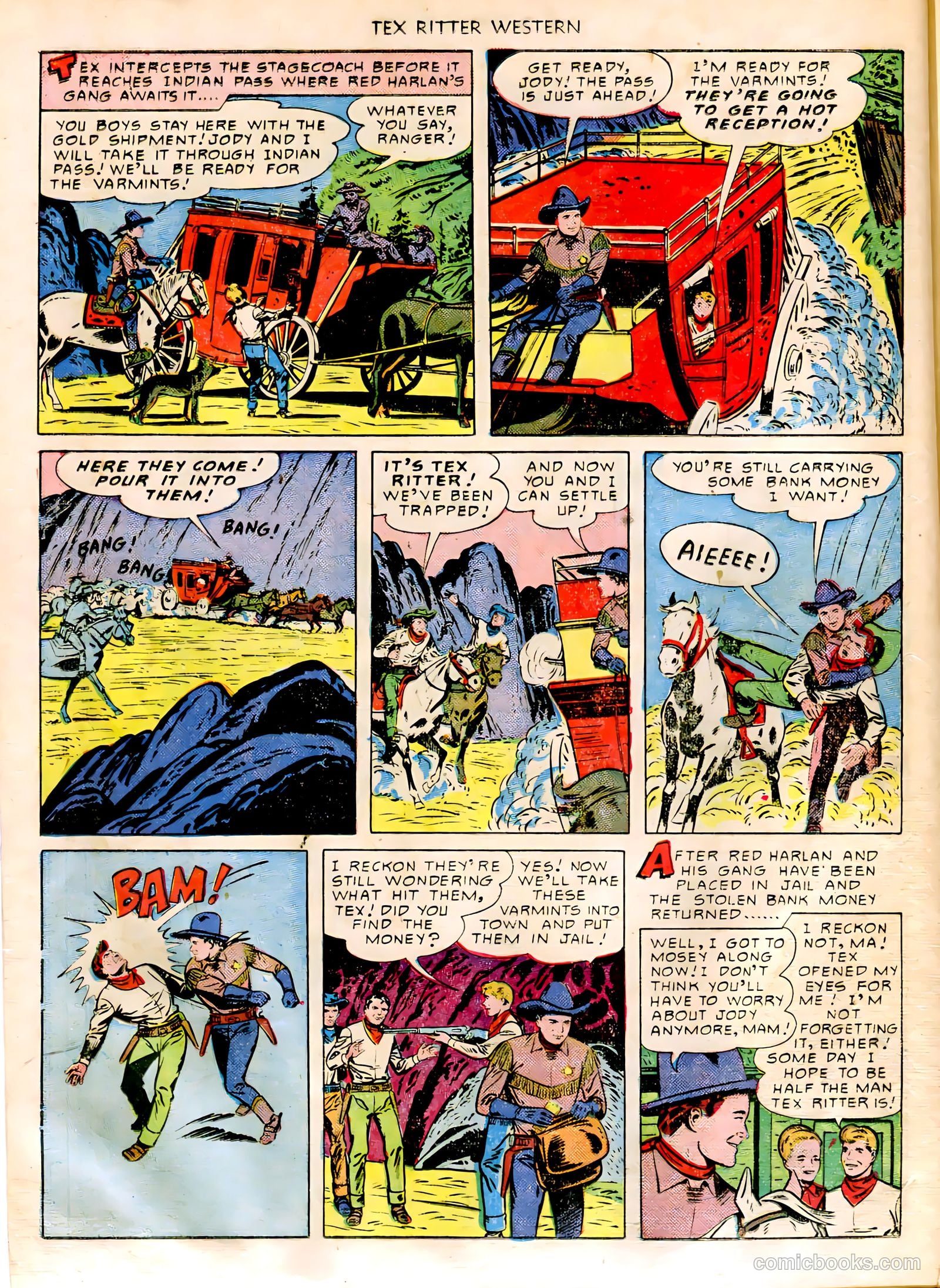 Tex Ritter Western #3 (1951) — page 12 of 36