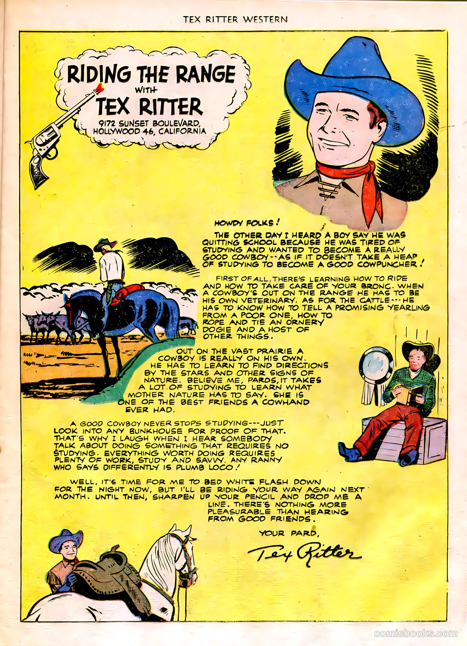 Tex Ritter Western #3 (1951) — page 13 of 36