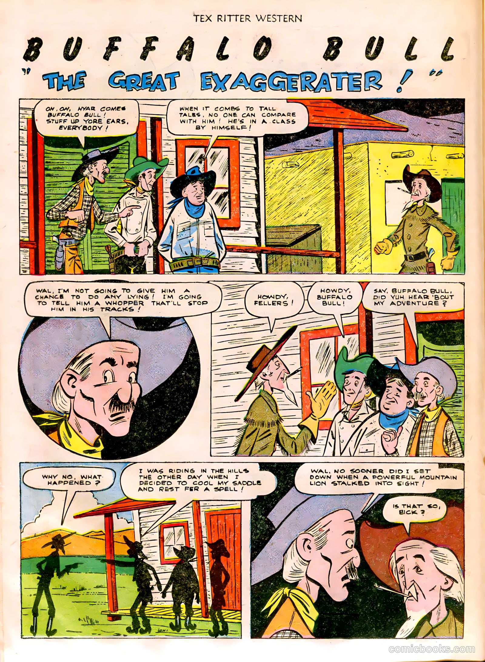 Tex Ritter Western #3 (1951) — page 14 of 36