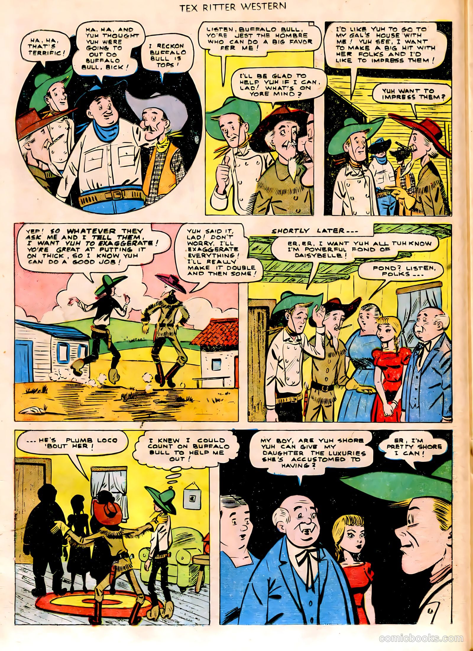 Tex Ritter Western #3 (1951) — page 16 of 36