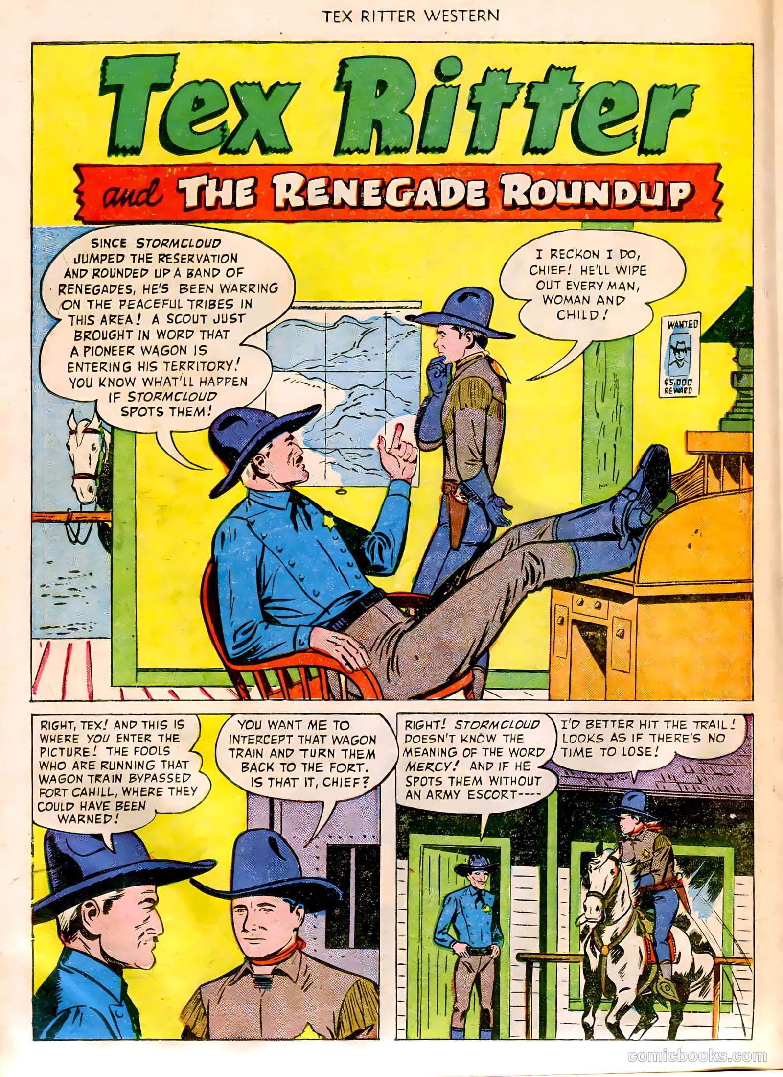 Tex Ritter Western #3 (1951) — page 18 of 36