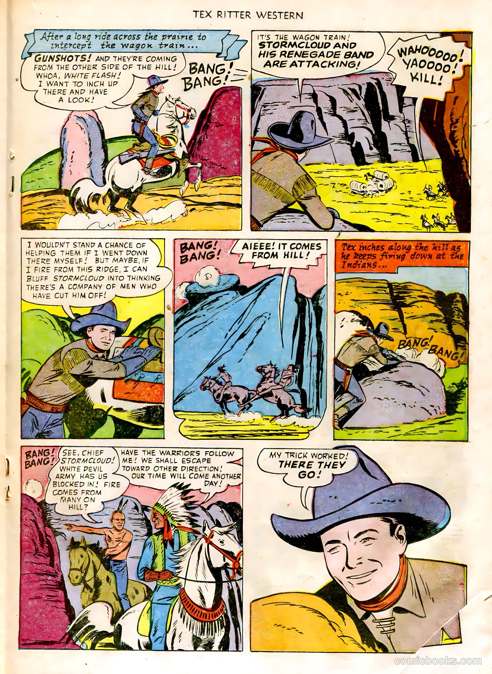 Tex Ritter Western #3 (1951) — page 19 of 36