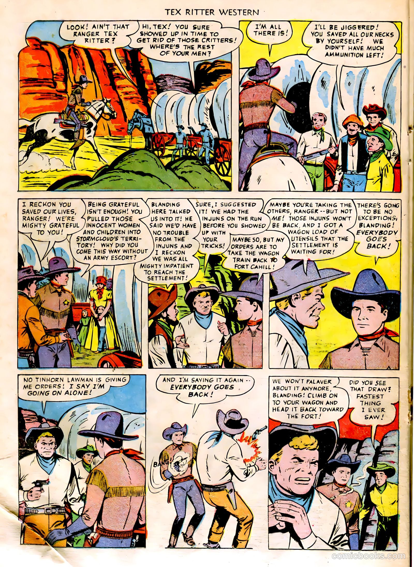 Tex Ritter Western #3 (1951) — page 20 of 36