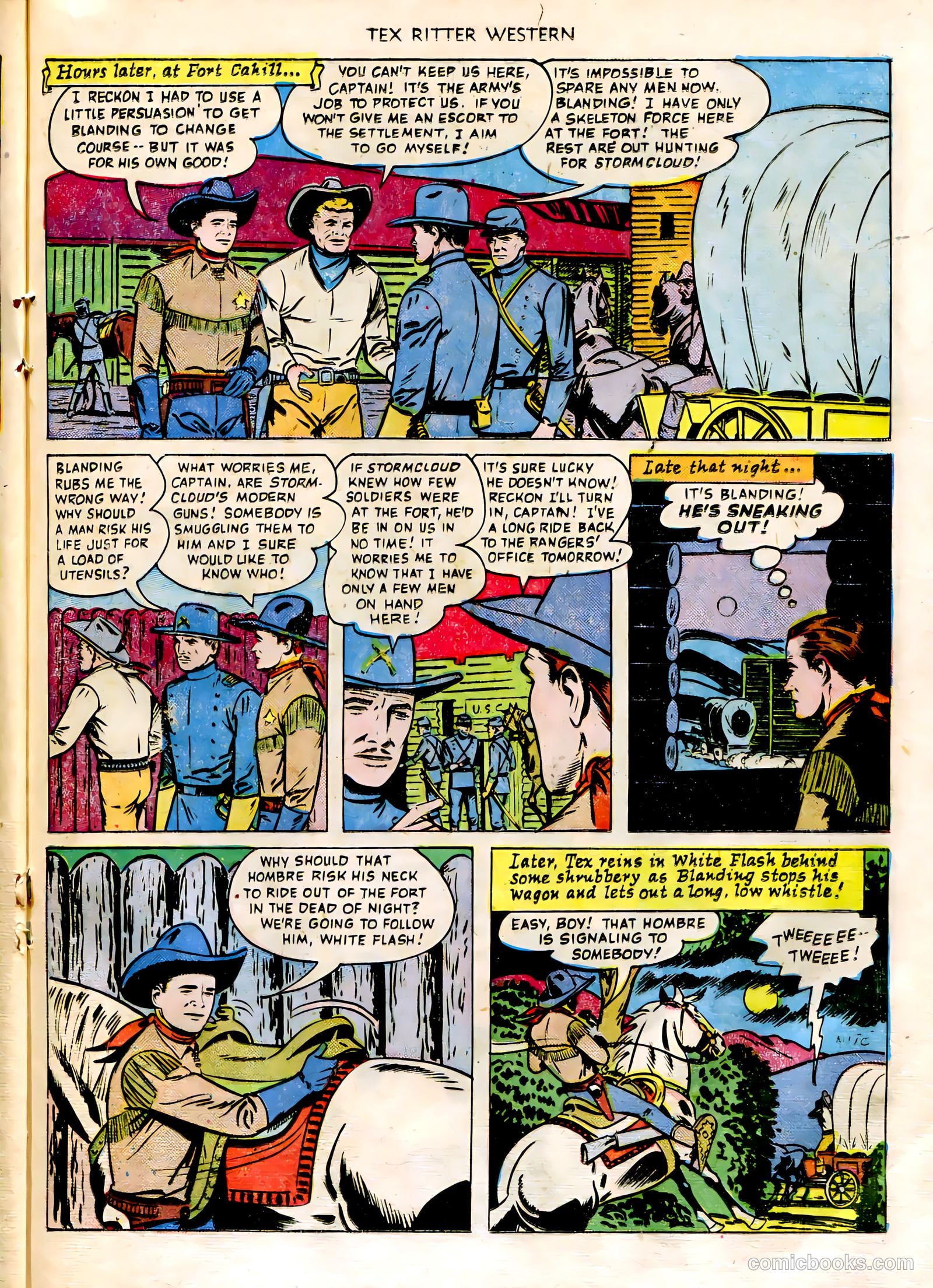 Tex Ritter Western #3 (1951) — page 21 of 36