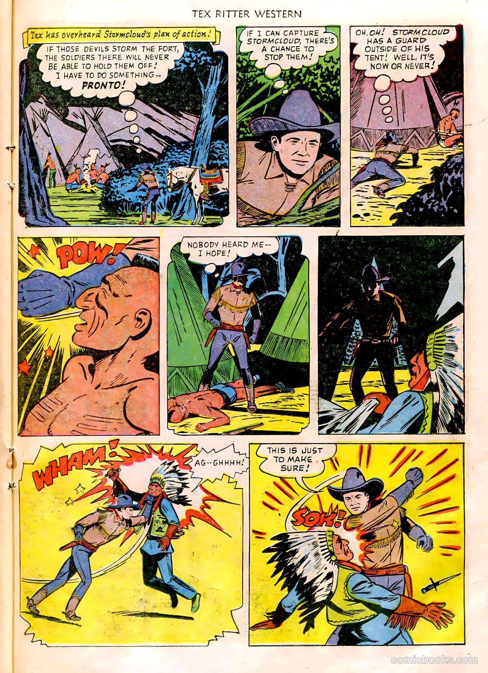 Tex Ritter Western #3 (1951) — page 23 of 36