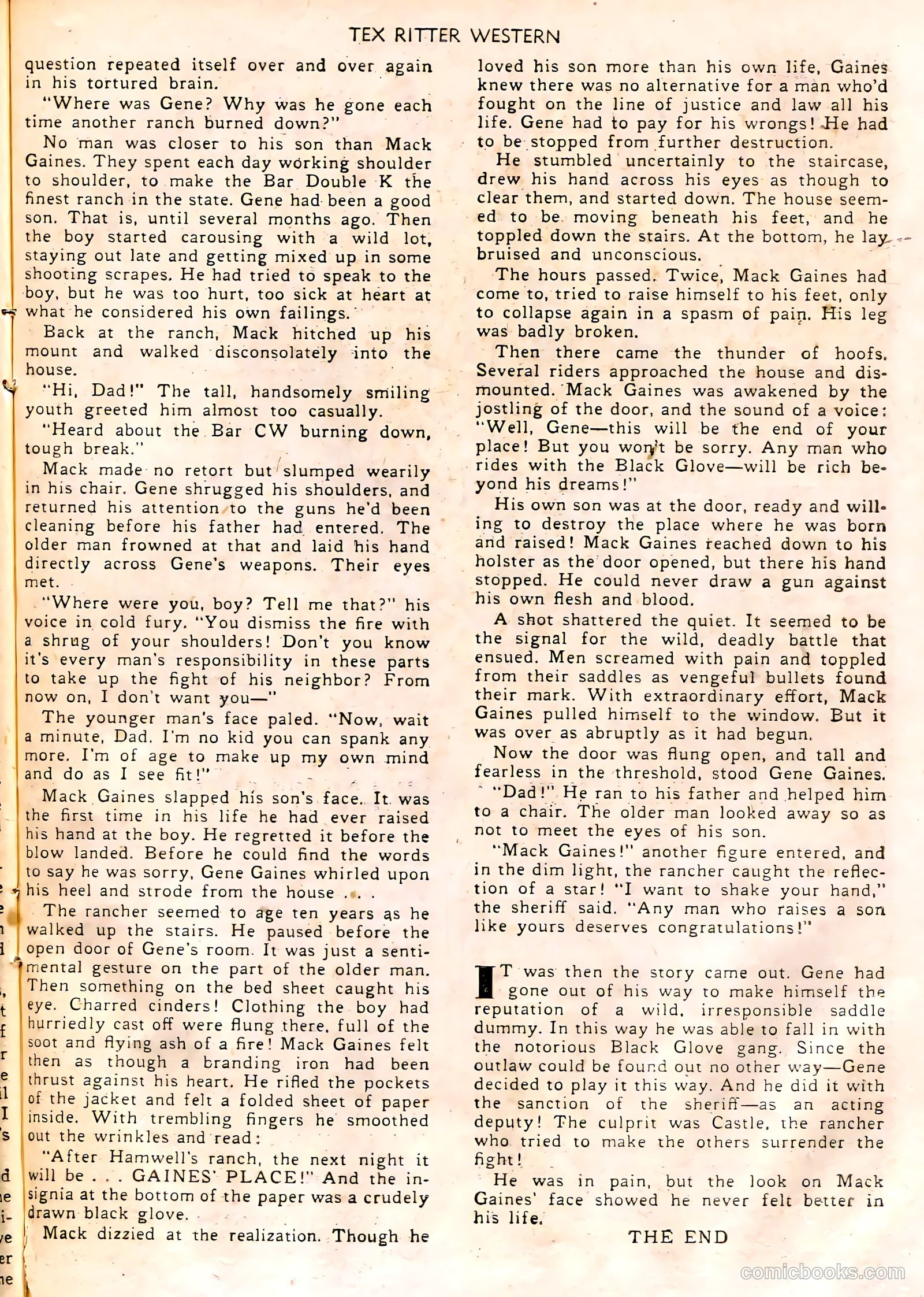 Tex Ritter Western #3 (1951) — page 27 of 36
