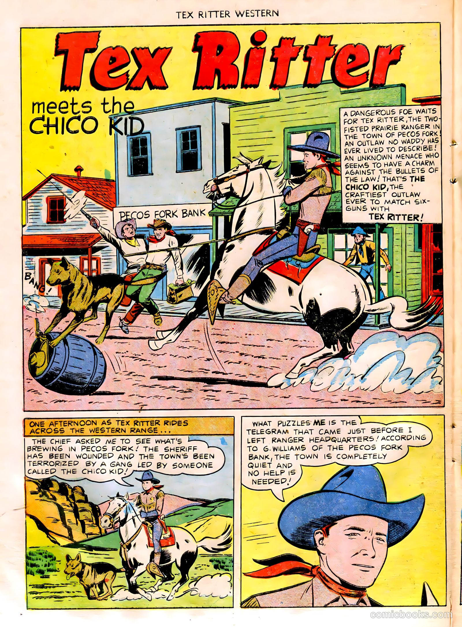 Tex Ritter Western #3 (1951) — page 28 of 36