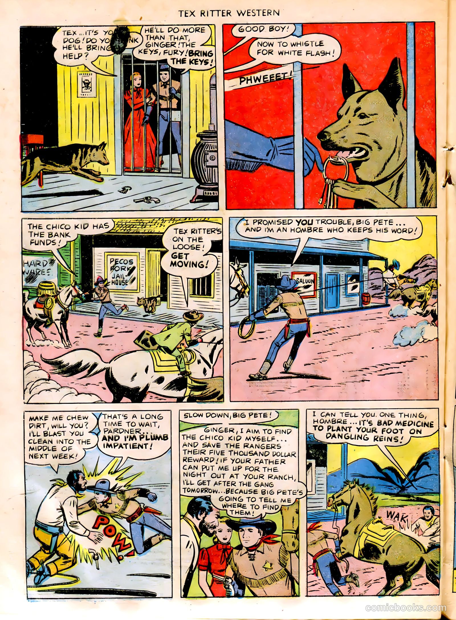 Tex Ritter Western #3 (1951) — page 32 of 36