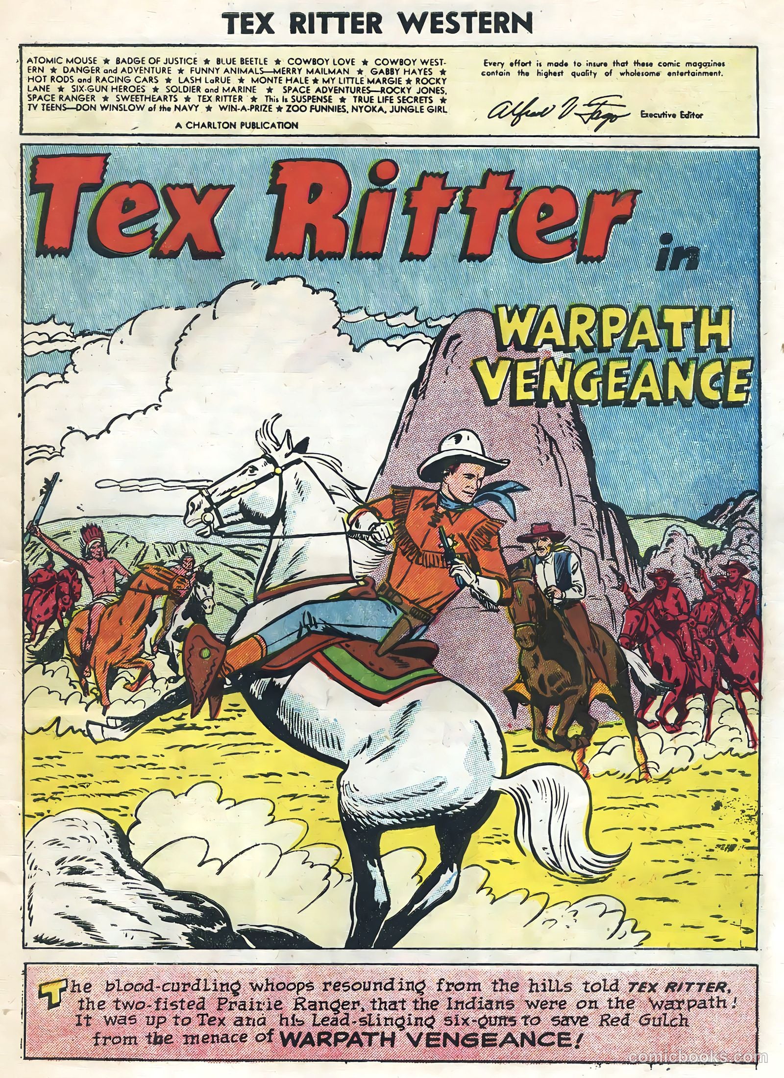Tex Ritter Western #30 (1955) — page 3 of 36
