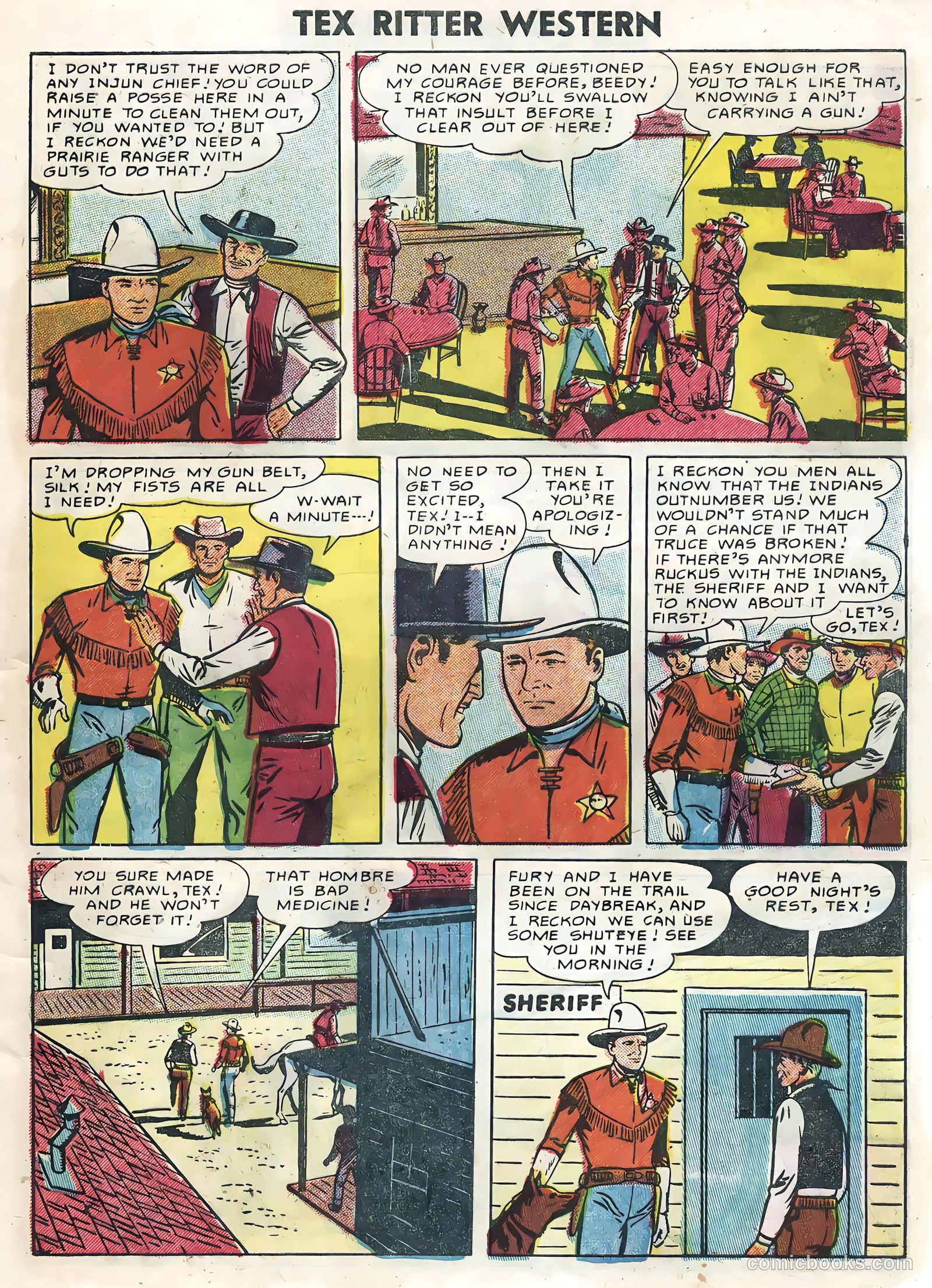 Tex Ritter Western #30 (1955) — page 5 of 36