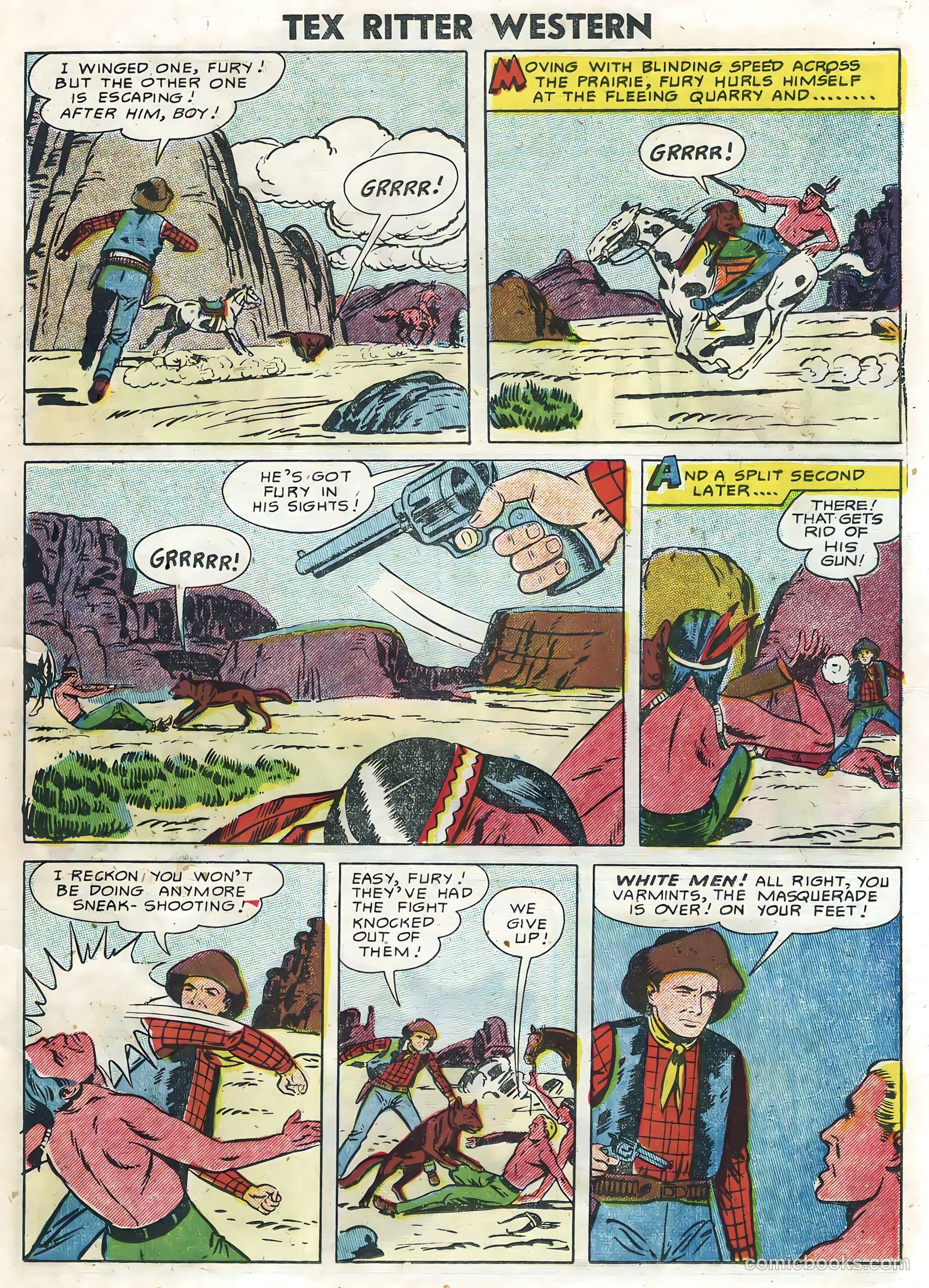 Tex Ritter Western #30 (1955) — page 11 of 36