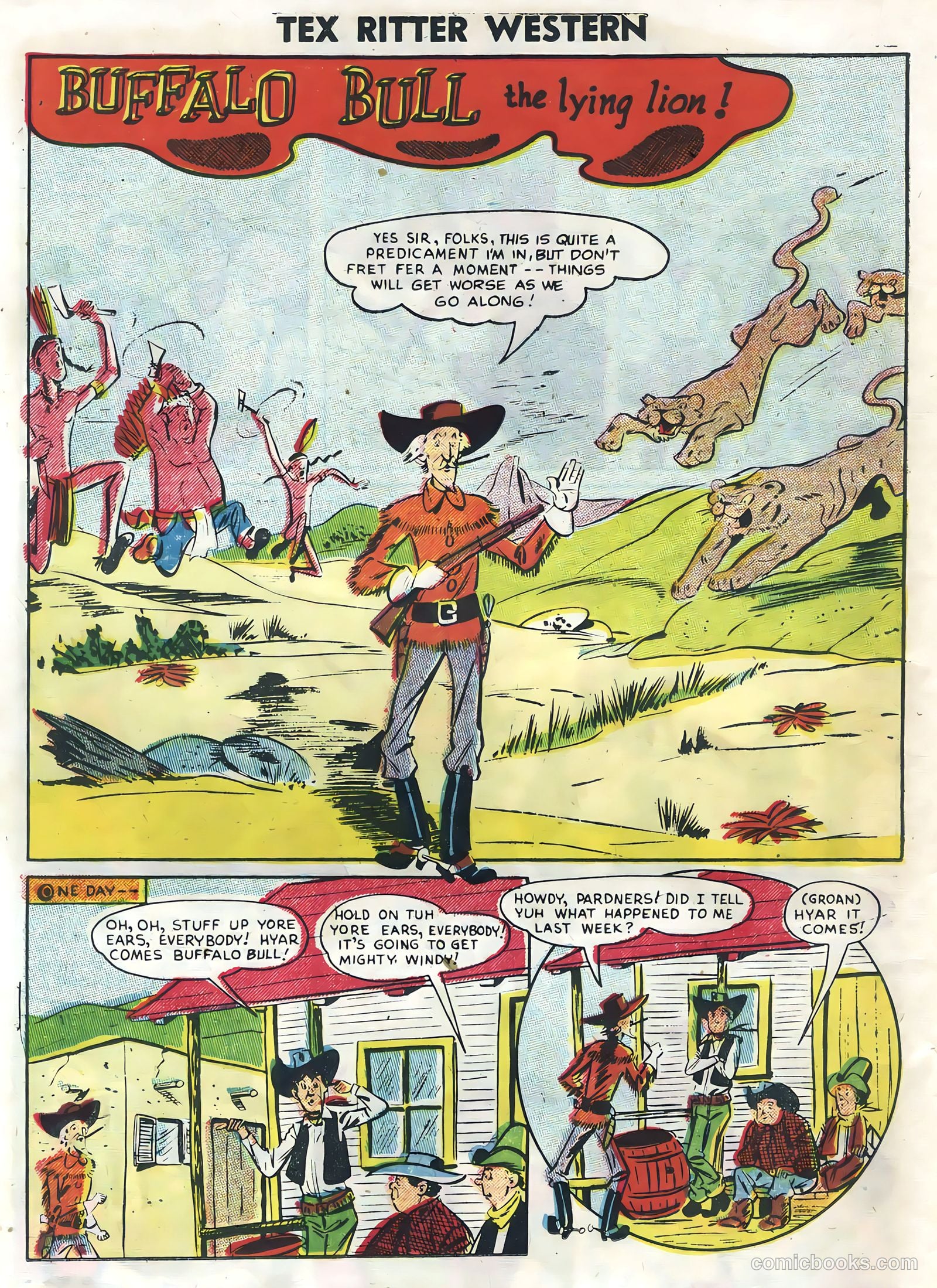 Tex Ritter Western #30 (1955) — page 14 of 36