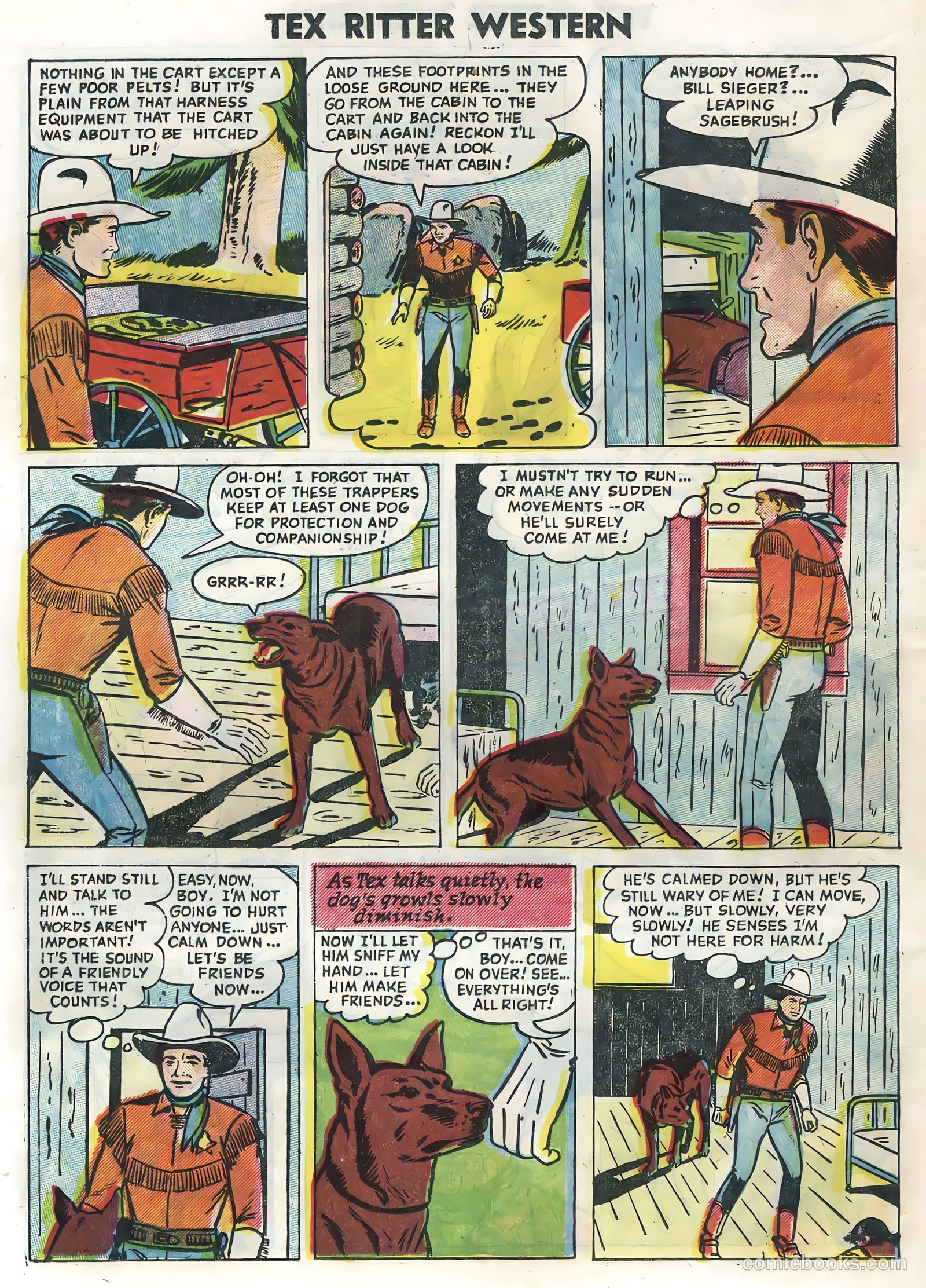 Tex Ritter Western #30 (1955) — page 20 of 36