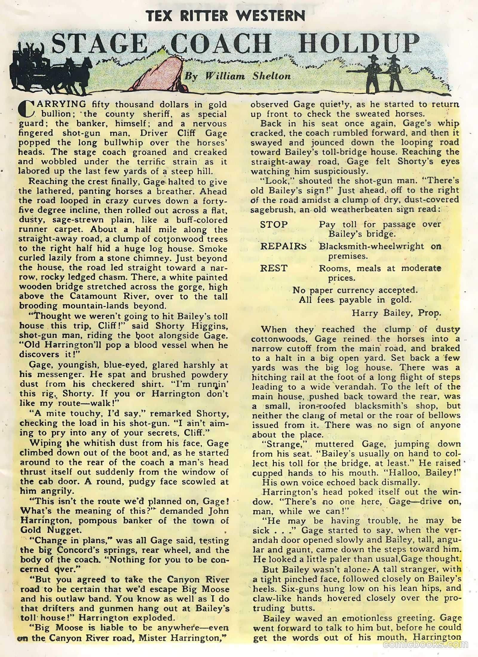 Tex Ritter Western #30 (1955) — page 25 of 36