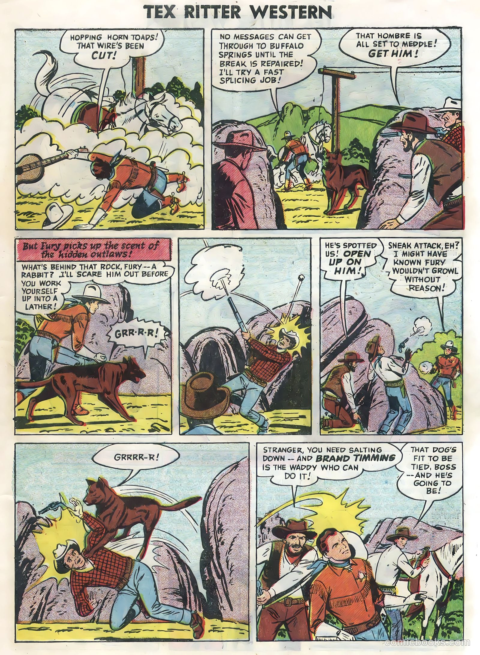 Tex Ritter Western #30 (1955) — page 29 of 36