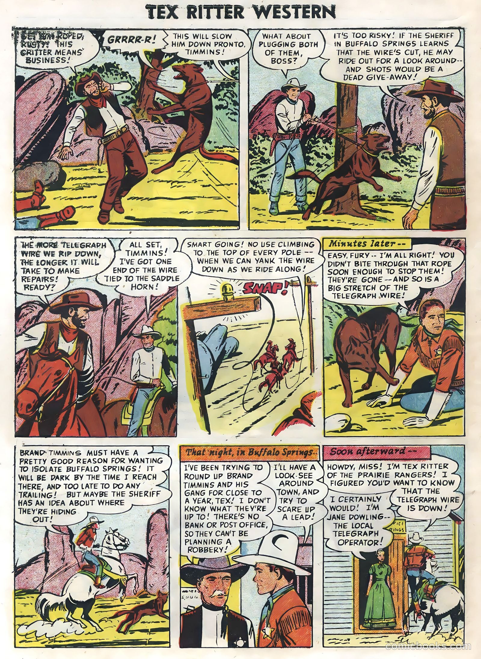 Tex Ritter Western #30 (1955) — page 30 of 36