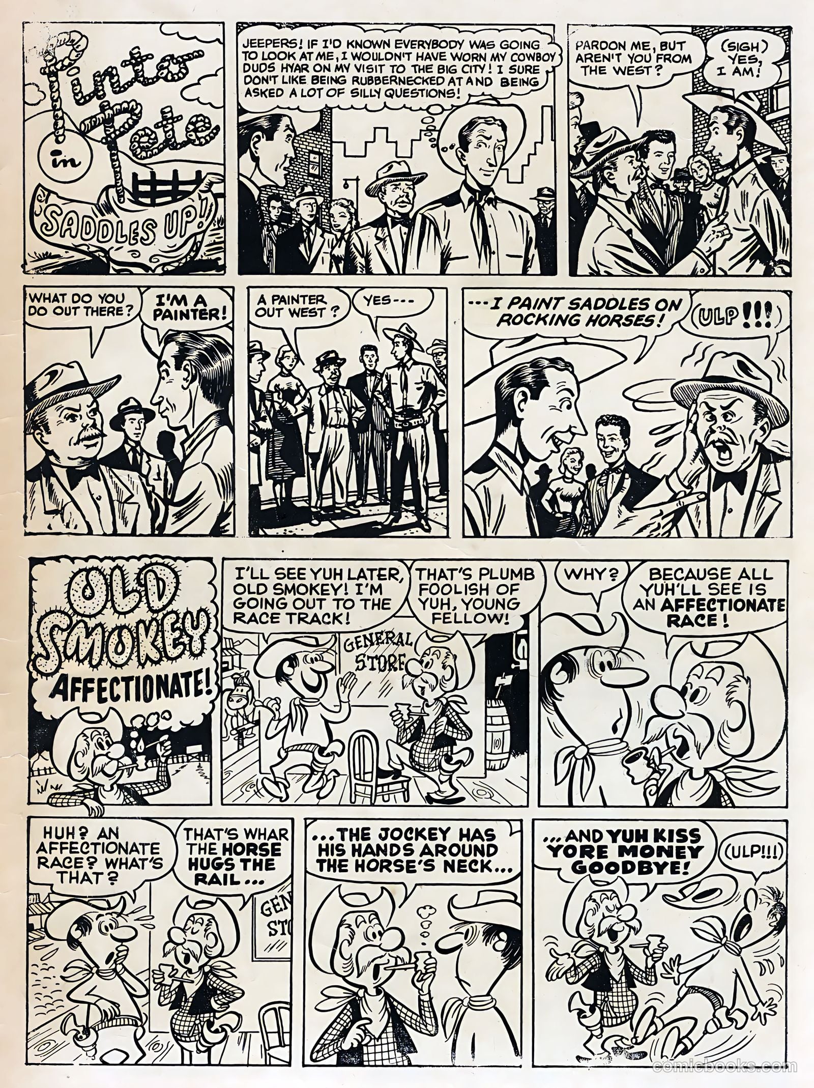 Tex Ritter Western #30 (1955) — page 35 of 36