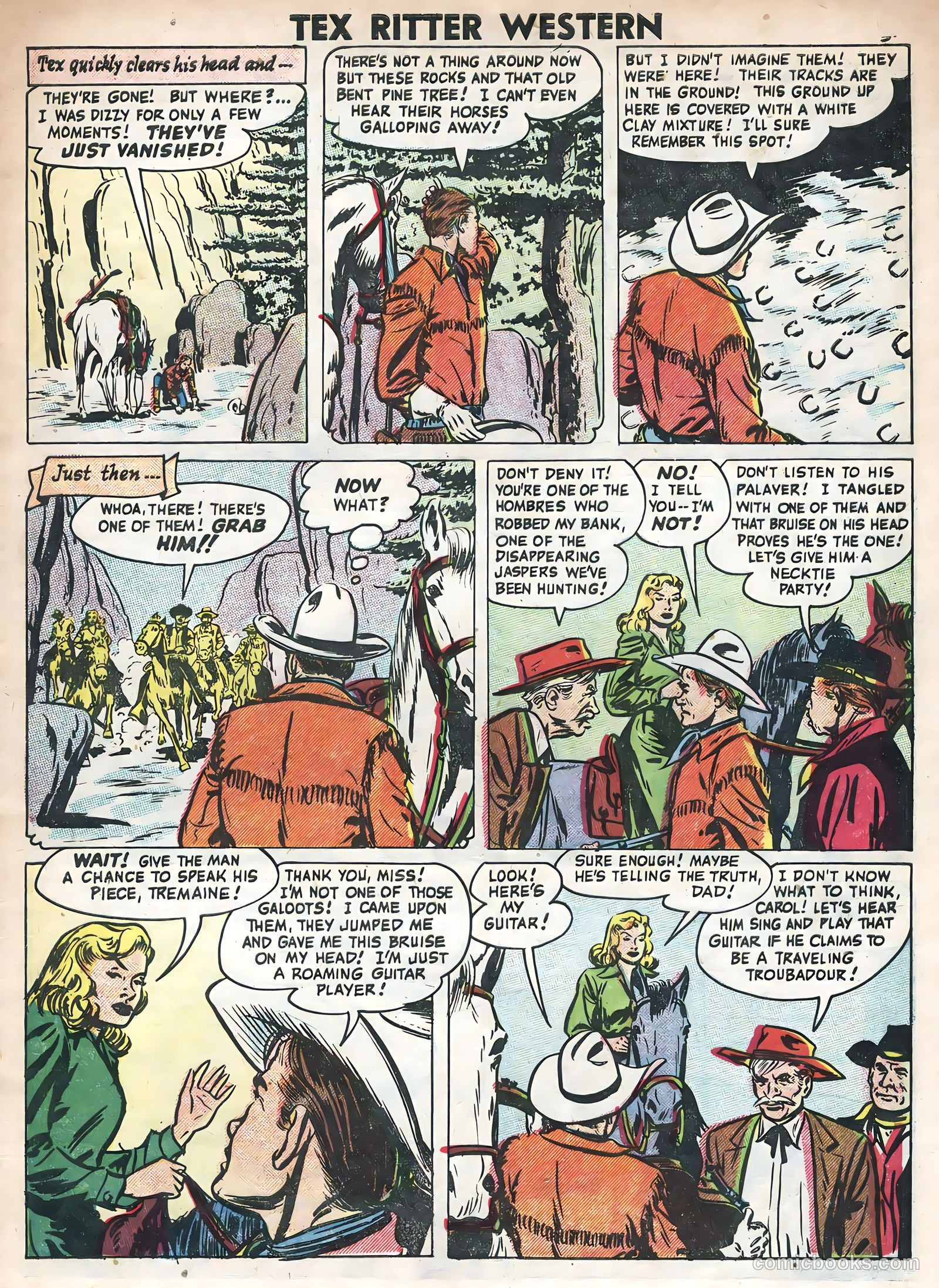 Tex Ritter Western #31 (1955) — page 5 of 36