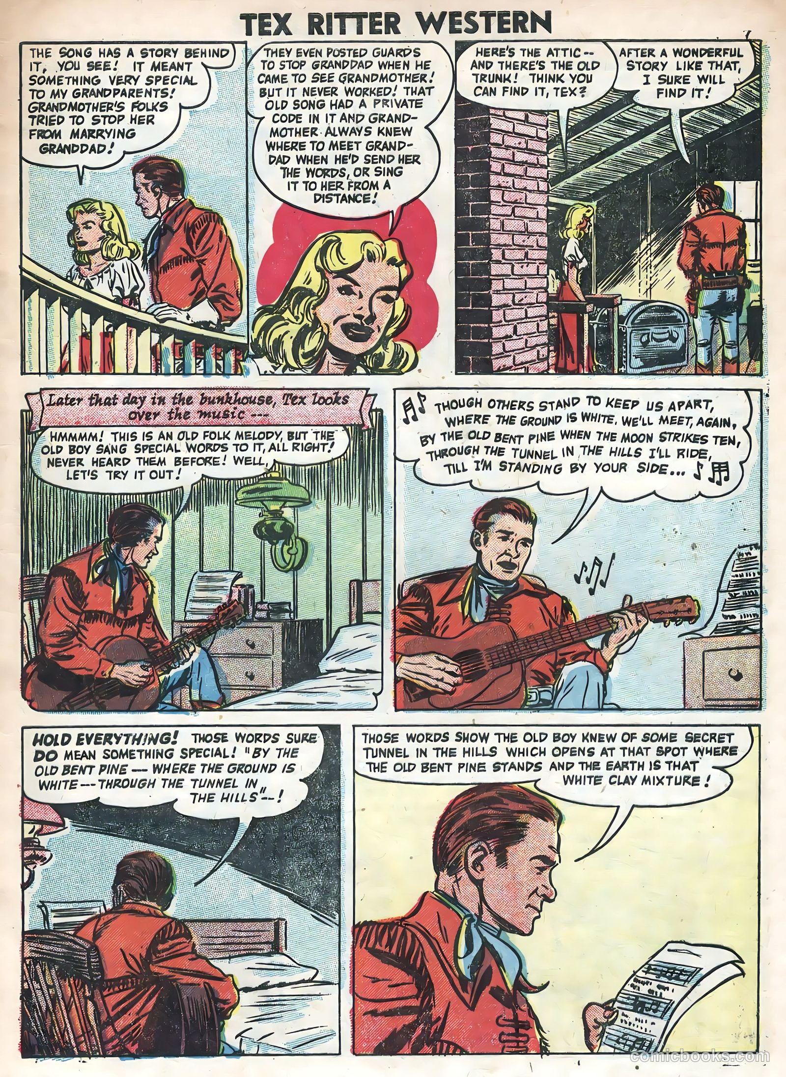 Tex Ritter Western #31 (1955) — page 9 of 36
