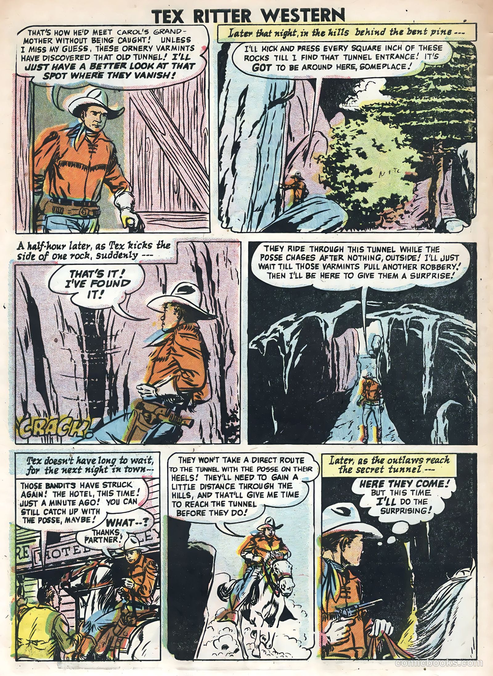 Tex Ritter Western #31 (1955) — page 10 of 36