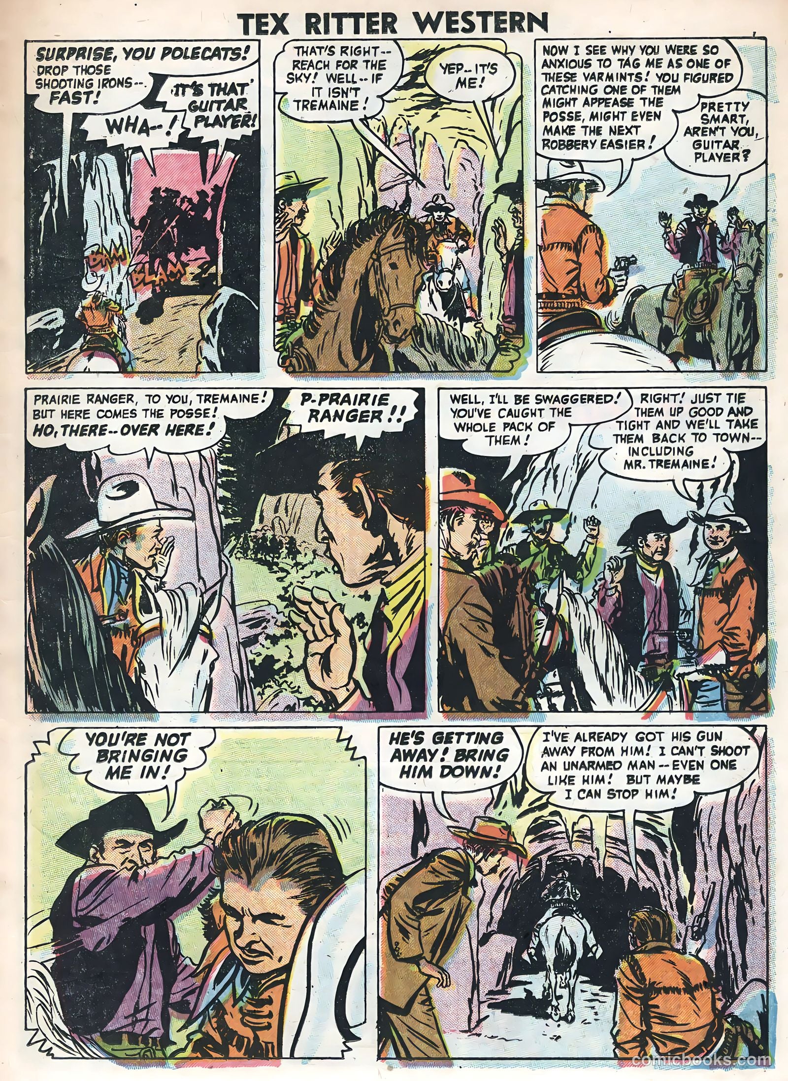 Tex Ritter Western #31 (1955) — page 11 of 36