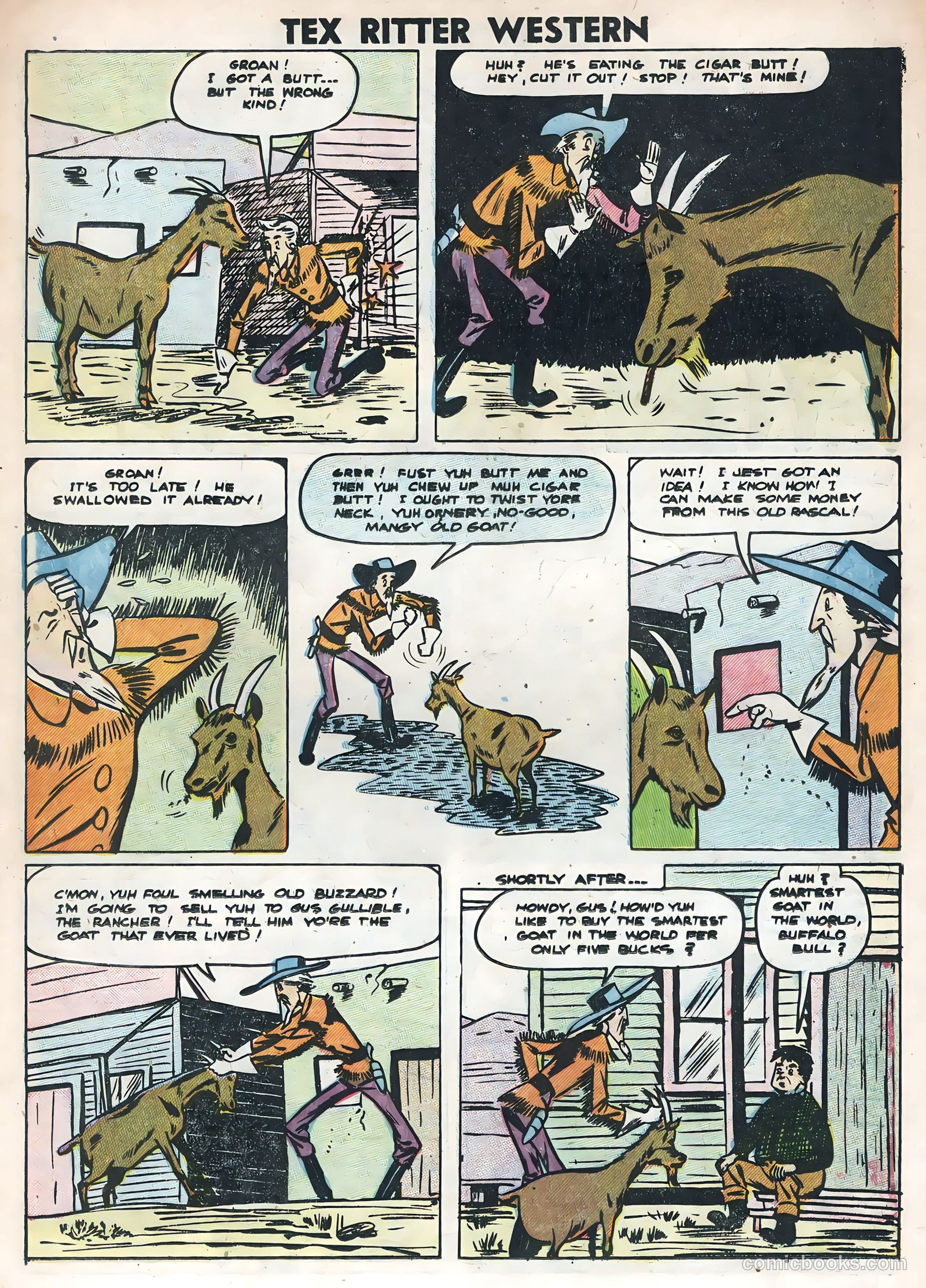 Tex Ritter Western #31 (1955) — page 15 of 36