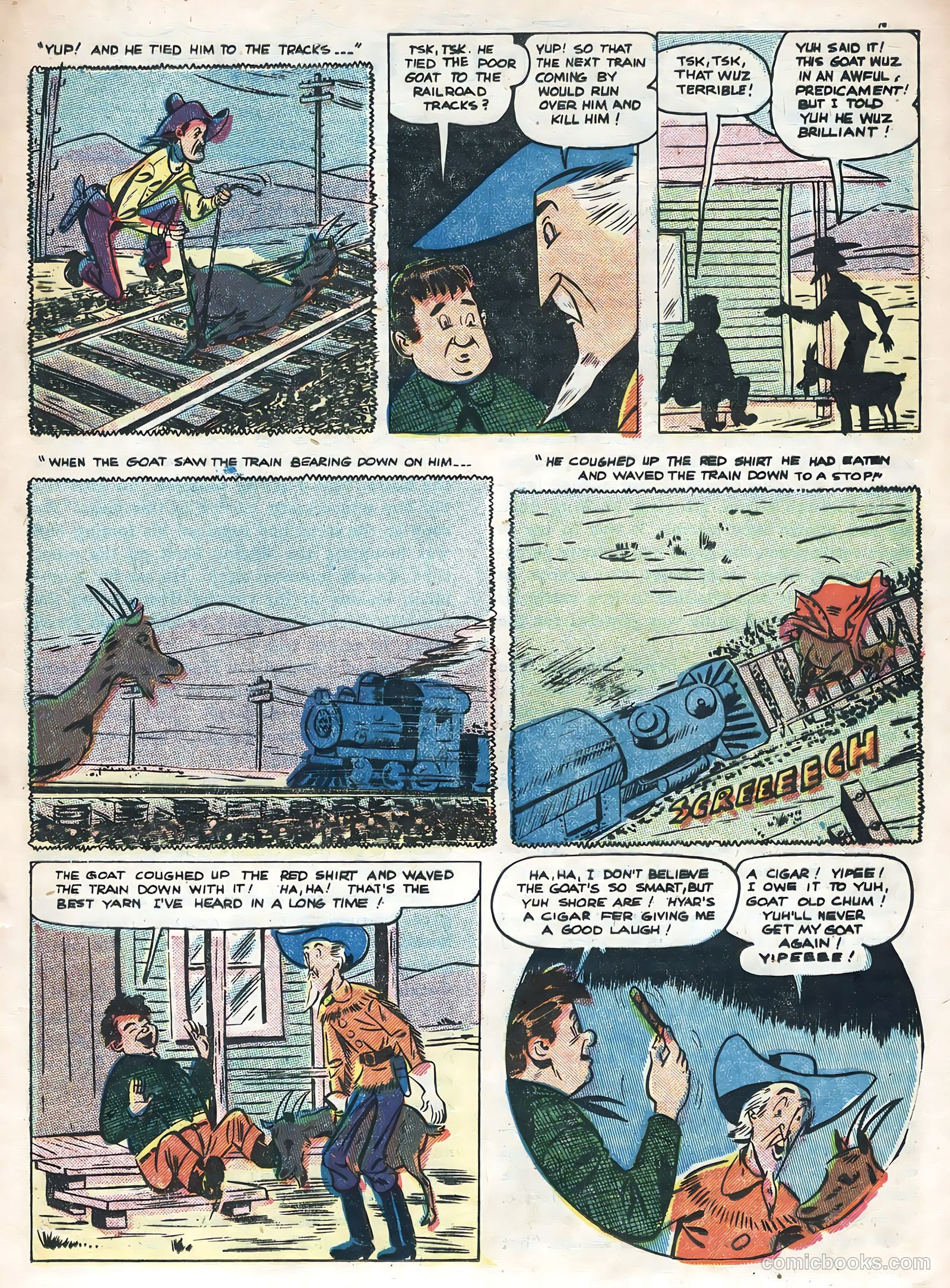 Tex Ritter Western #31 (1955) — page 17 of 36