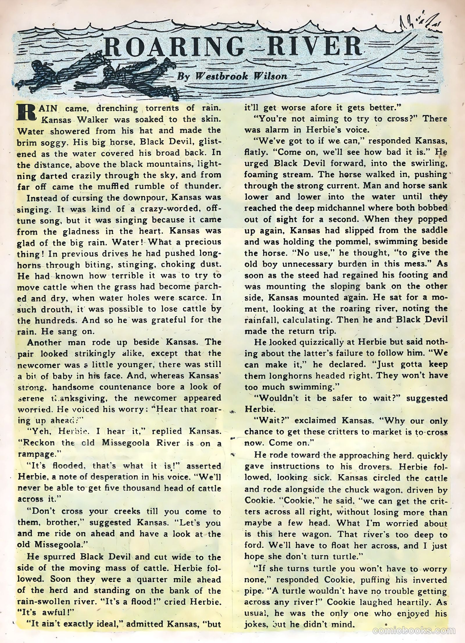 Tex Ritter Western #31 (1955) — page 18 of 36