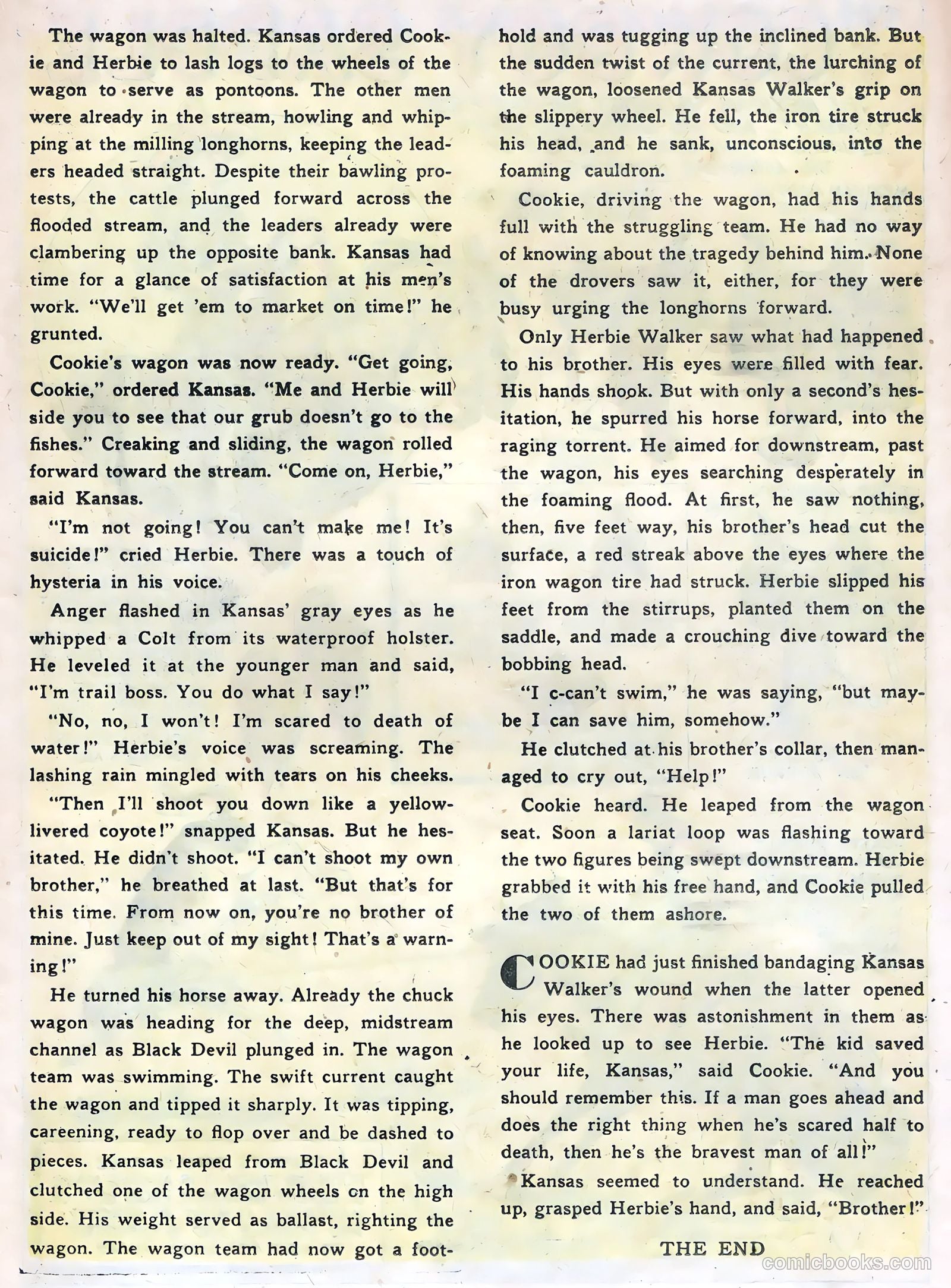 Tex Ritter Western #31 (1955) — page 19 of 36