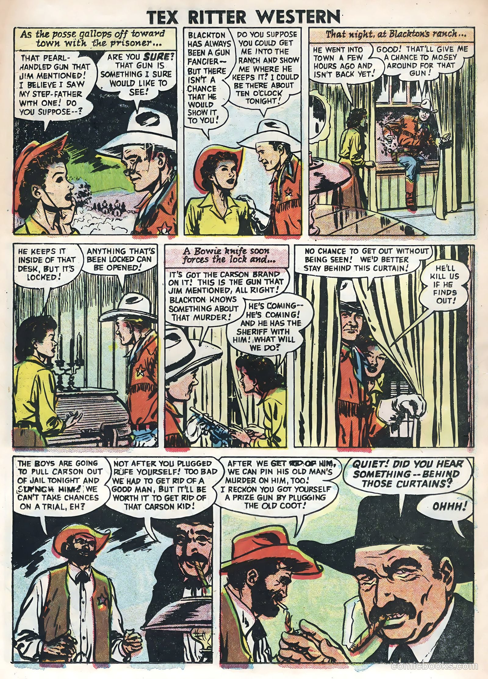Tex Ritter Western #31 (1955) — page 26 of 36