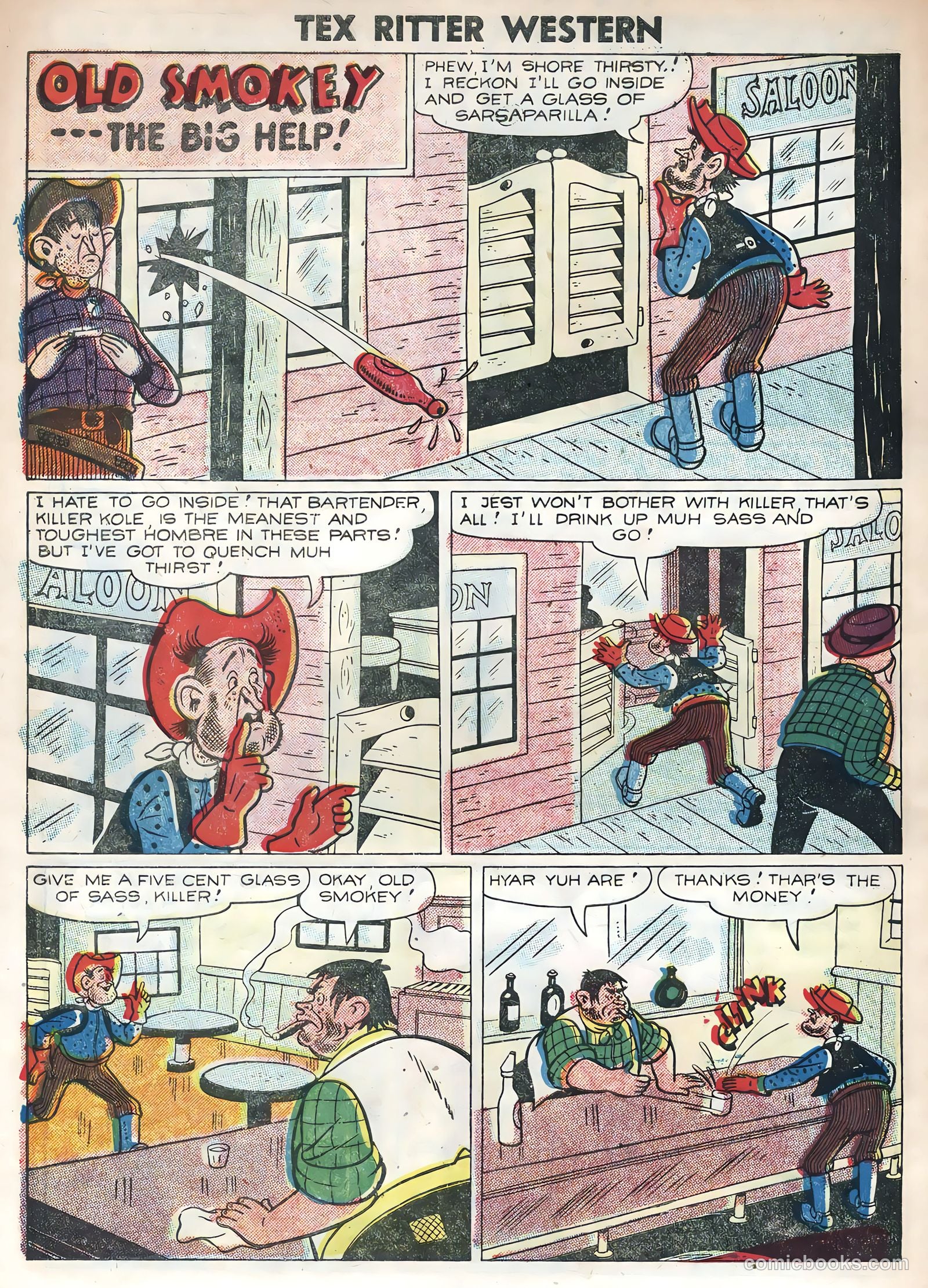 Tex Ritter Western #31 (1955) — page 30 of 36