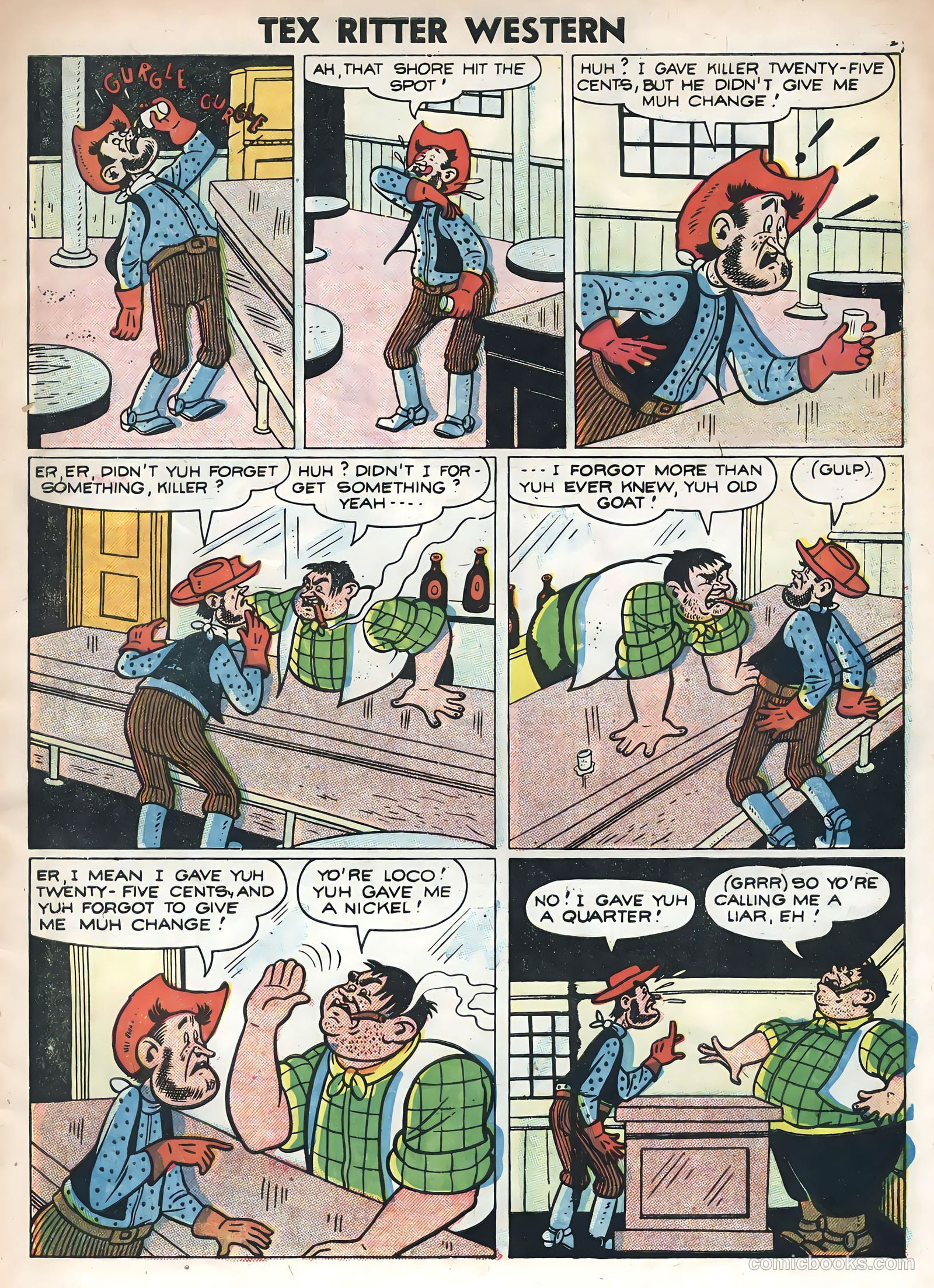 Tex Ritter Western #31 (1955) — page 31 of 36