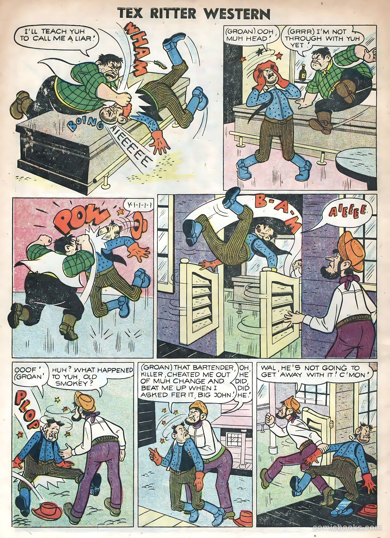 Tex Ritter Western #31 (1955) — page 32 of 36