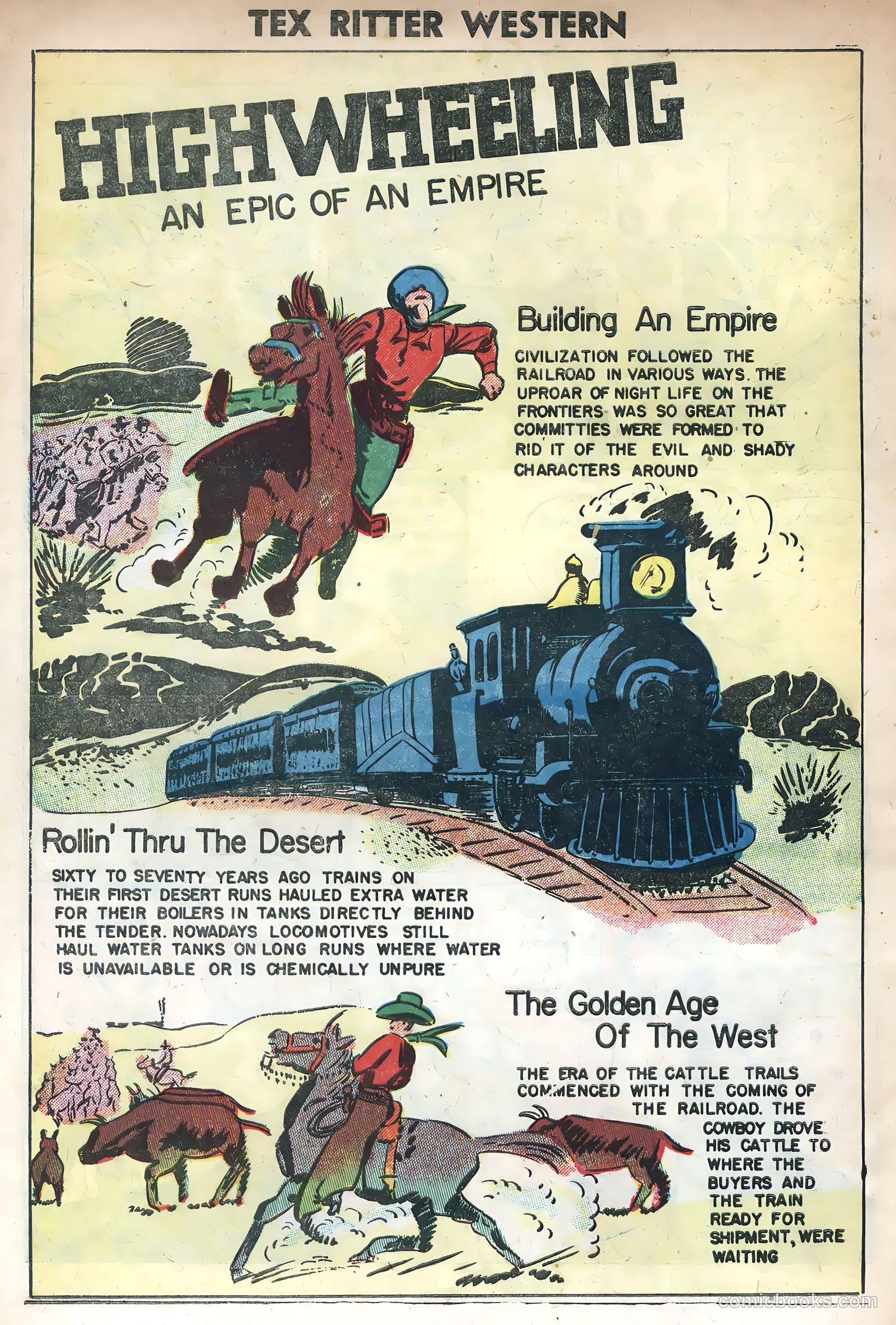Tex Ritter Western #31 (1955) — page 34 of 36