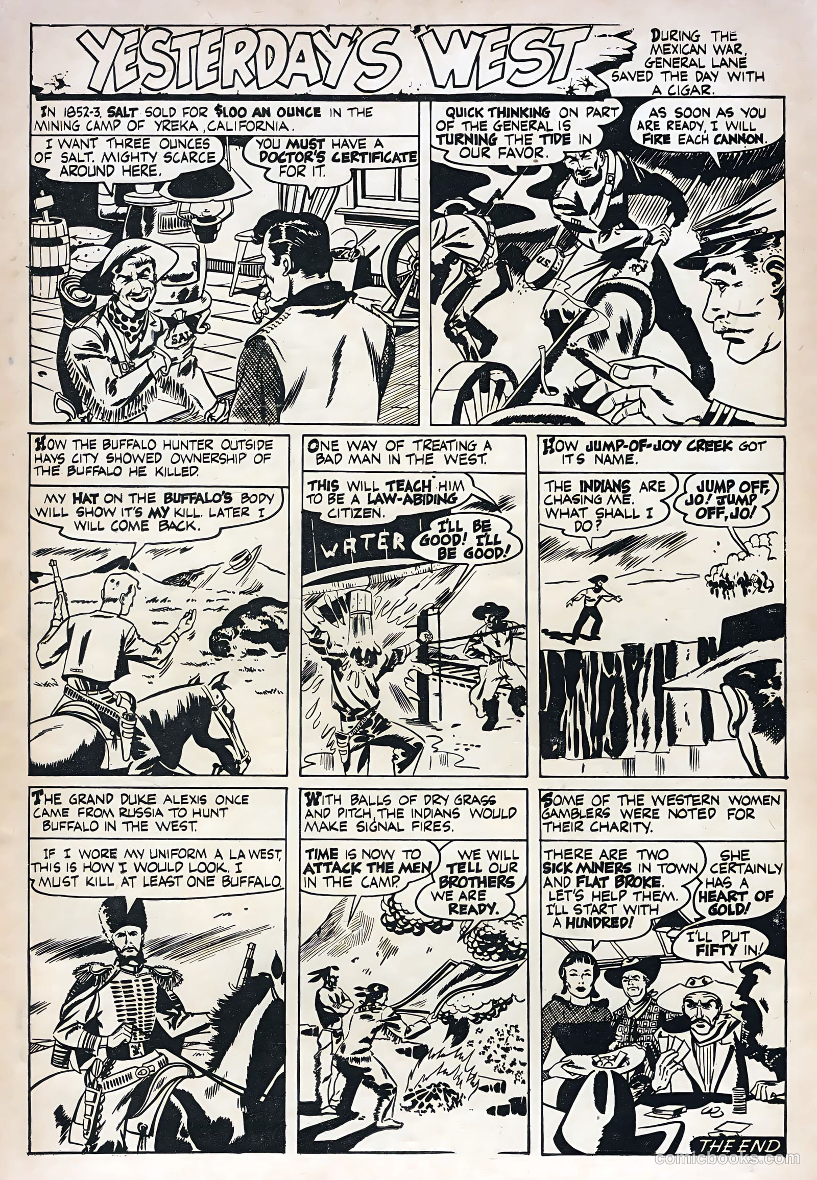 Tex Ritter Western #31 (1955) — page 35 of 36