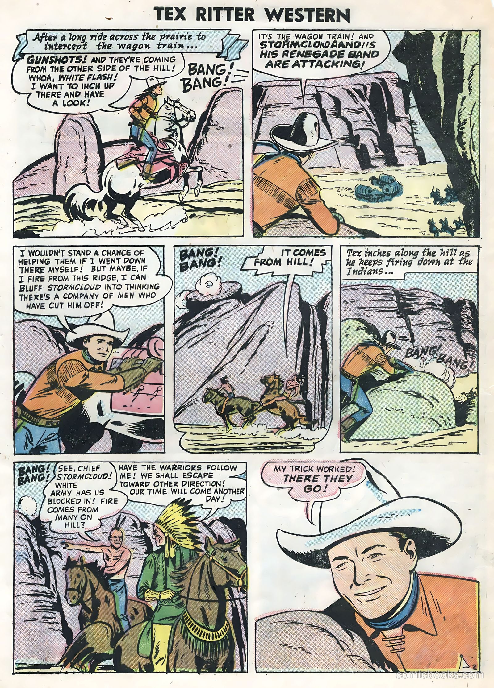 Tex Ritter Western #32 (1956) — page 4 of 36