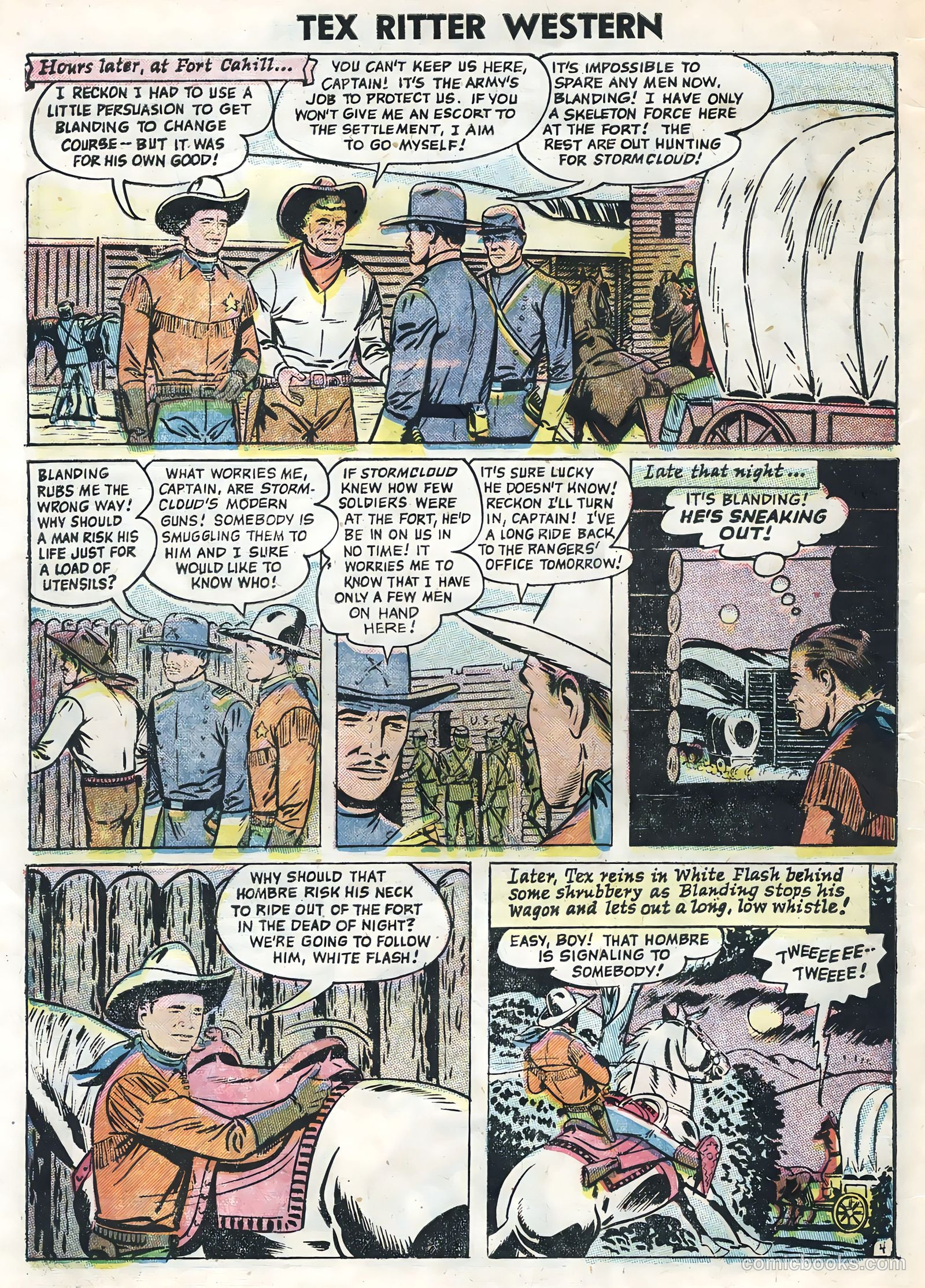 Tex Ritter Western #32 (1956) — page 6 of 36