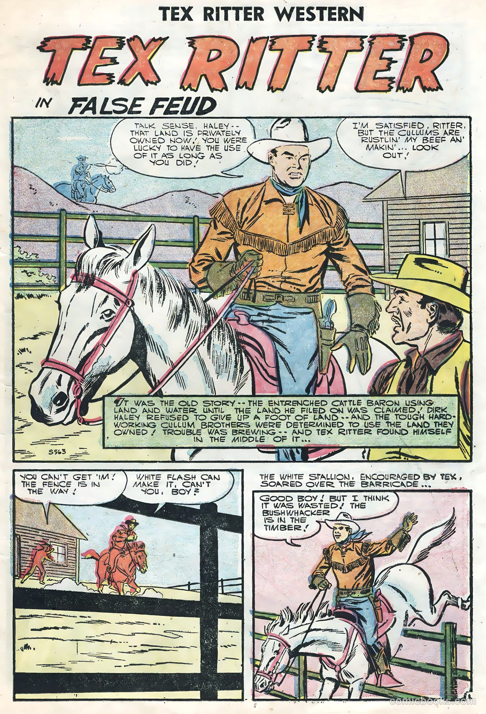 Tex Ritter Western #32 (1956) — page 11 of 36