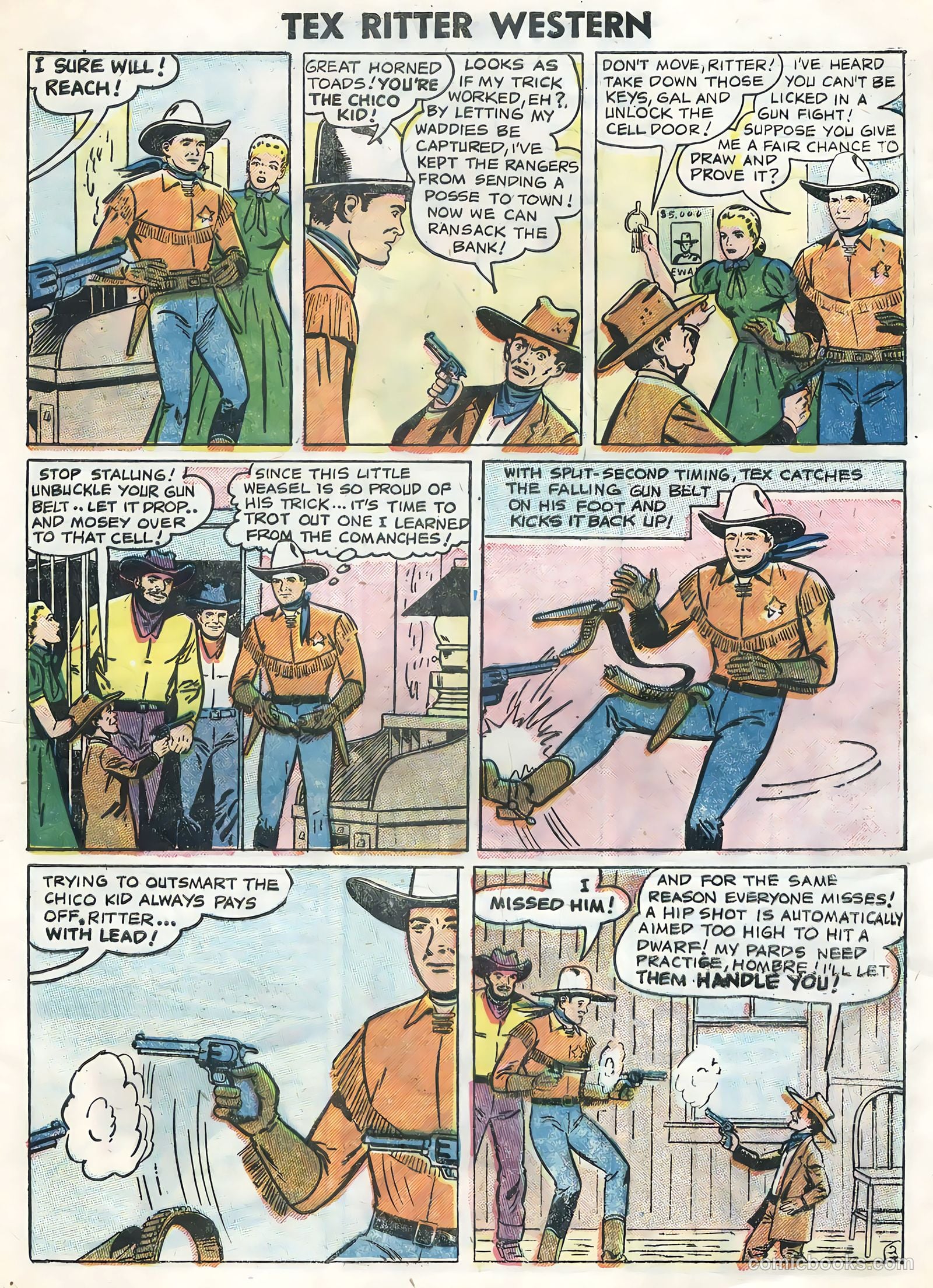 Tex Ritter Western #32 (1956) — page 29 of 36