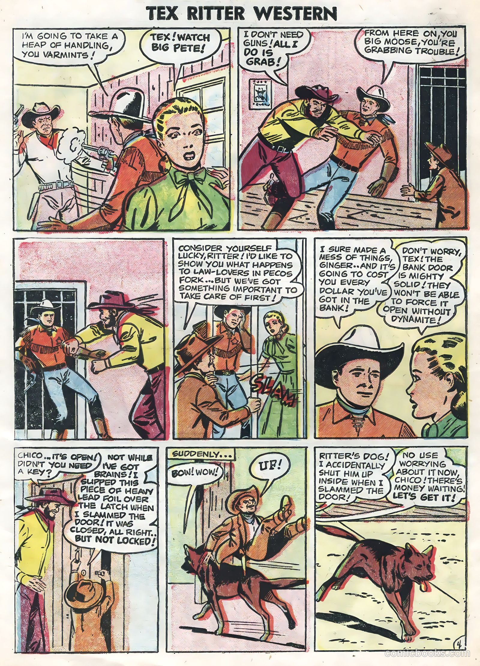 Tex Ritter Western #32 (1956) — page 30 of 36