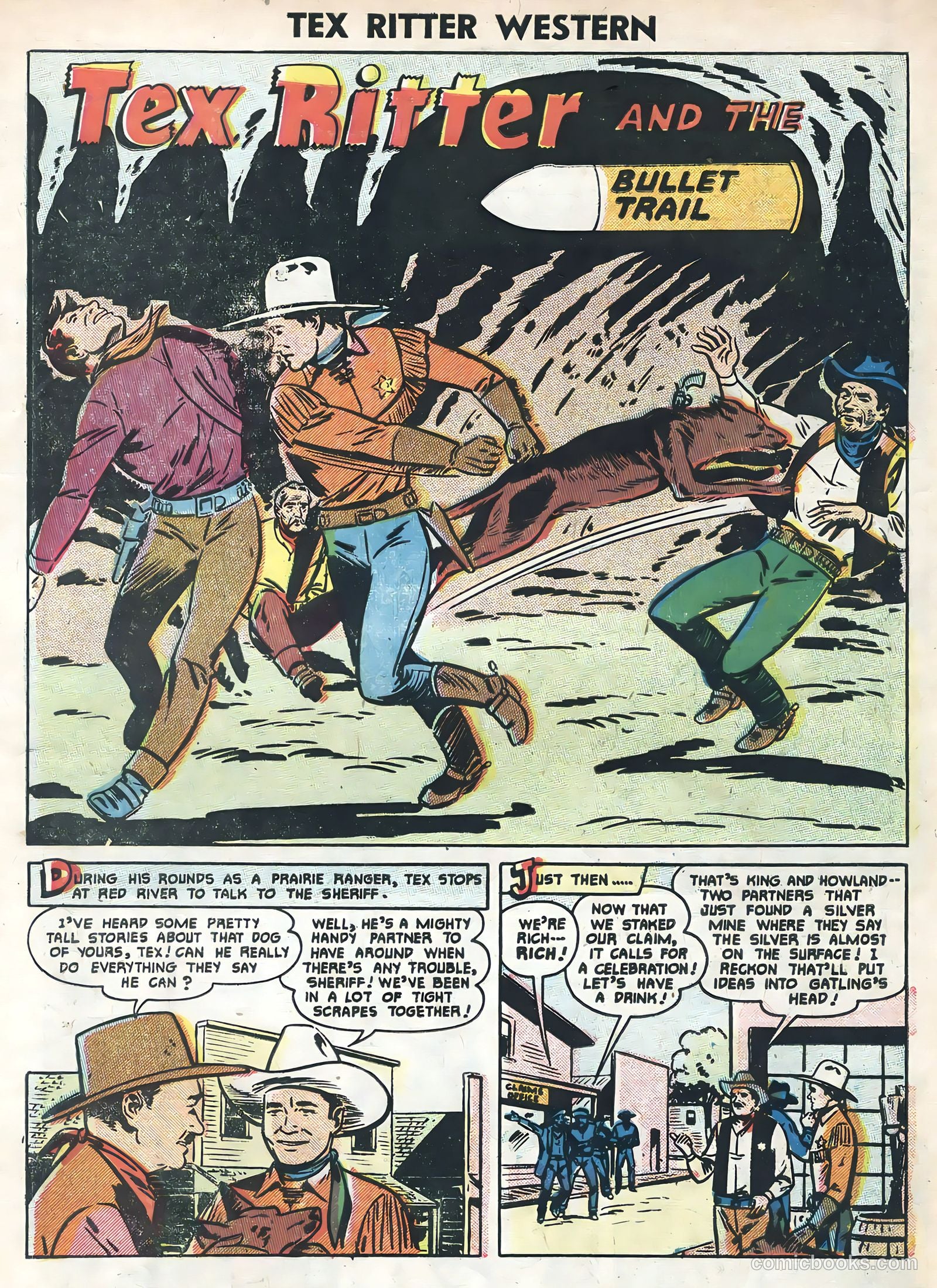 Tex Ritter Western #33 (1956) — page 3 of 36