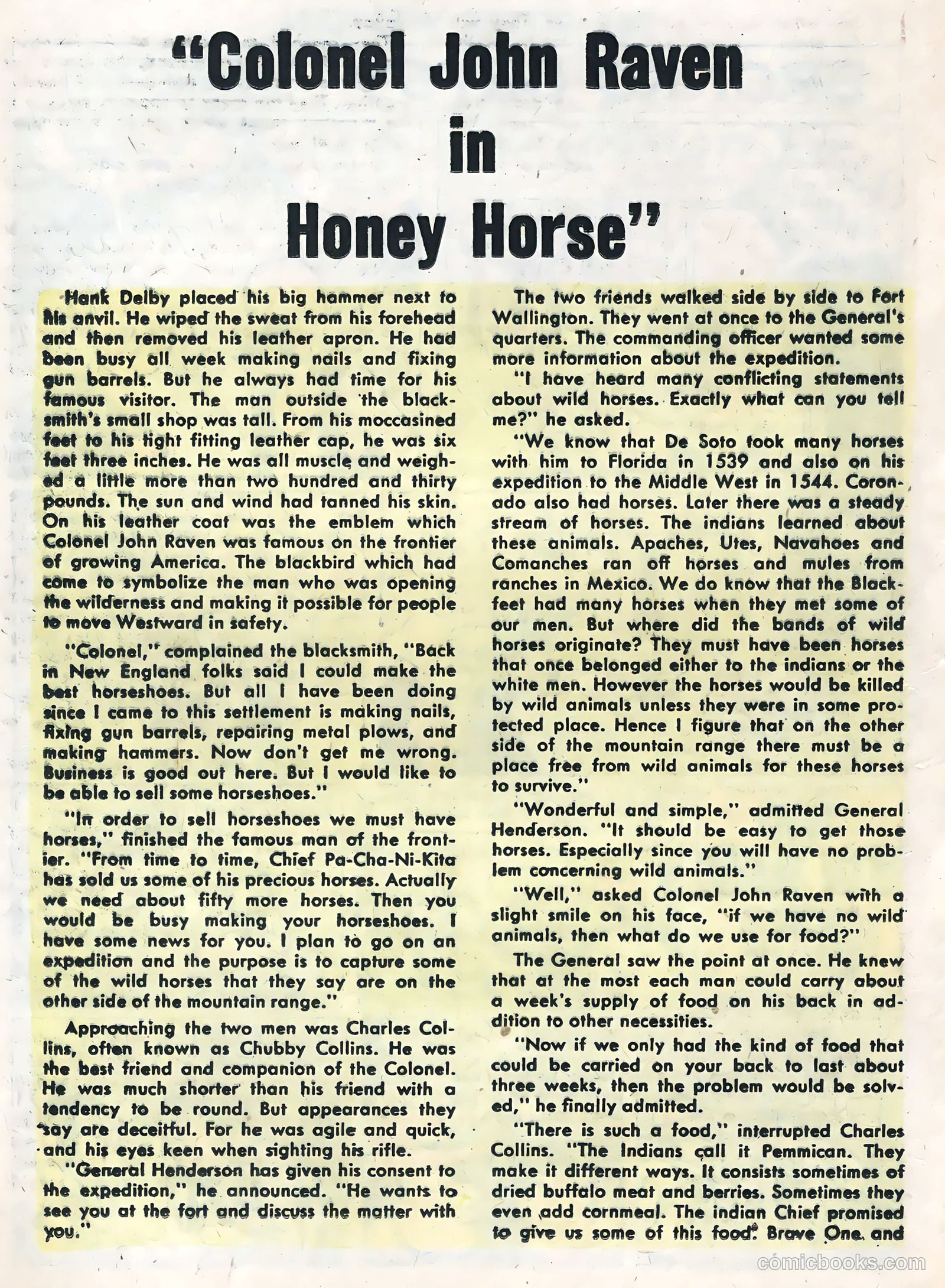 Tex Ritter Western #33 (1956) — page 16 of 36