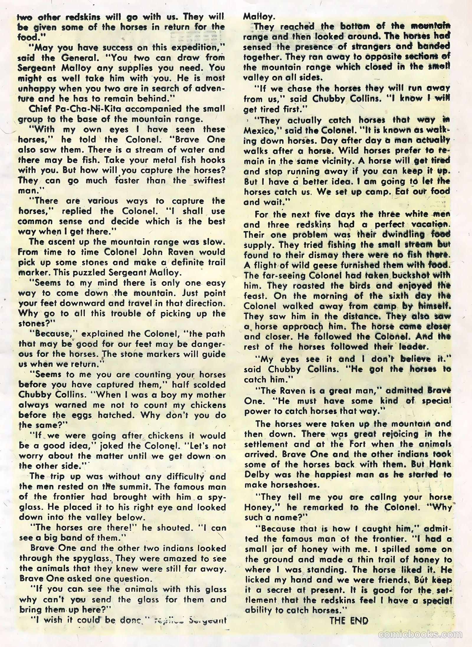 Tex Ritter Western #33 (1956) — page 17 of 36